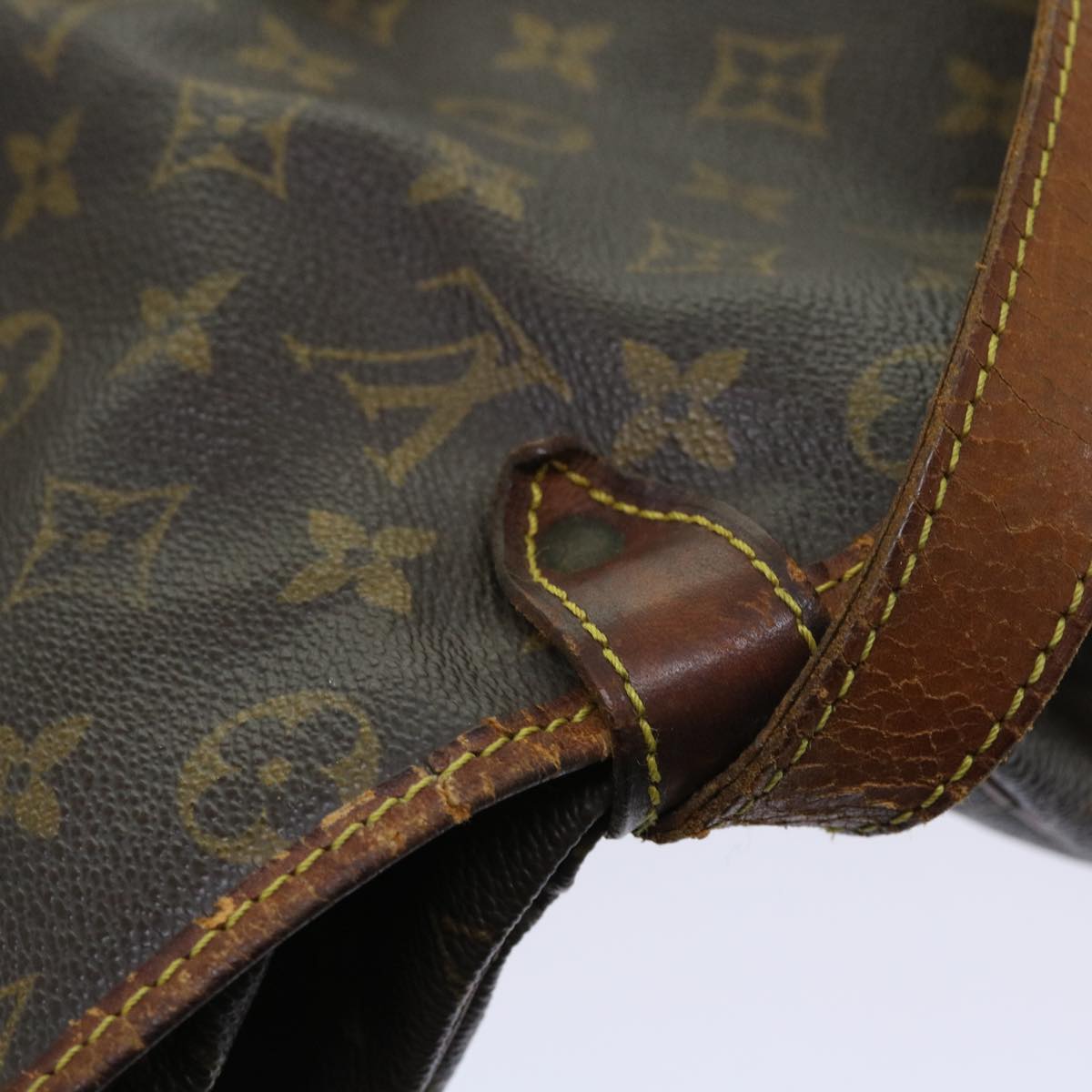 LOUIS VUITTON Monogram Saumur 35 Shoulder Bag M42254 LV 55382