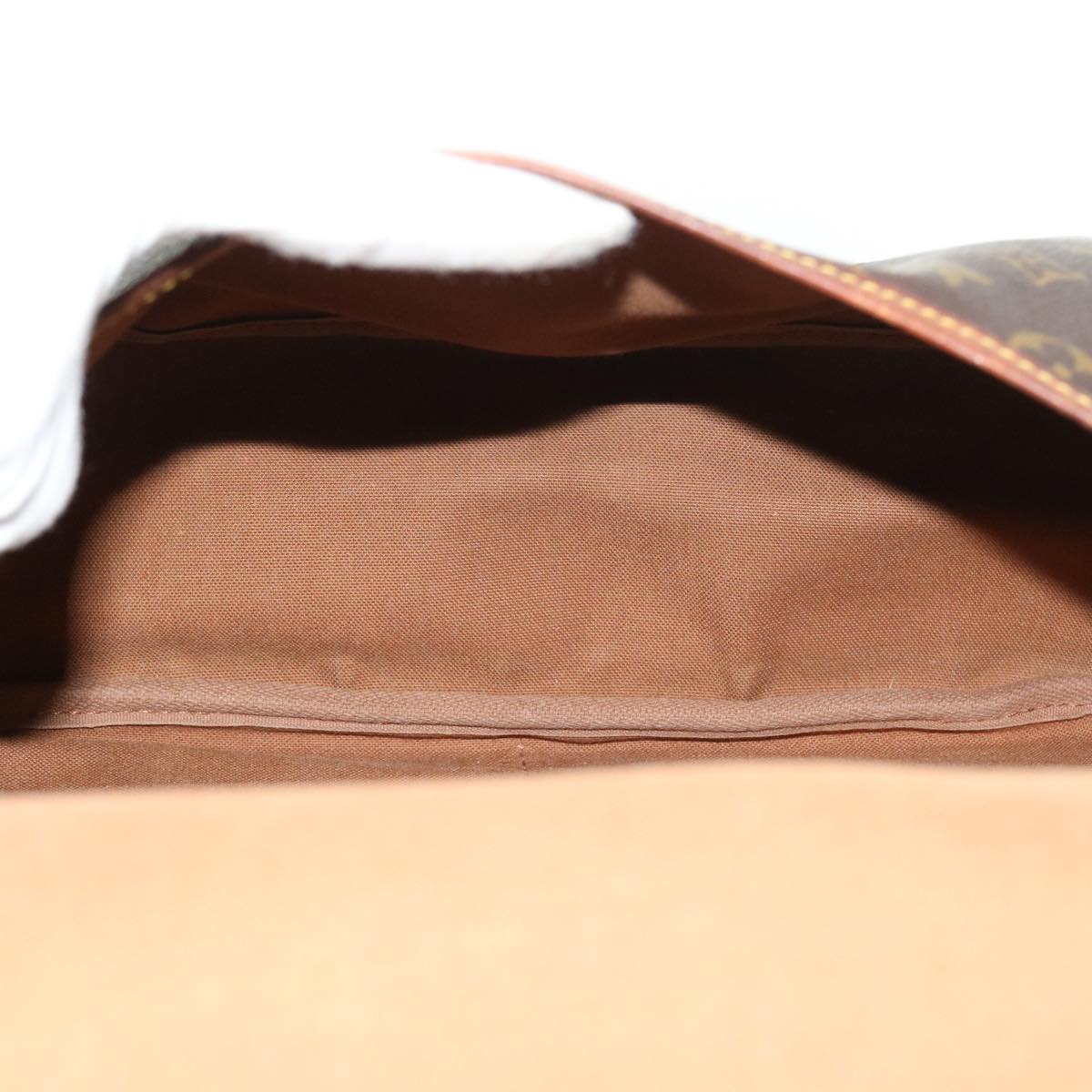 LOUIS VUITTON Monogram Saumur 35 Shoulder Bag M42254 LV 55382