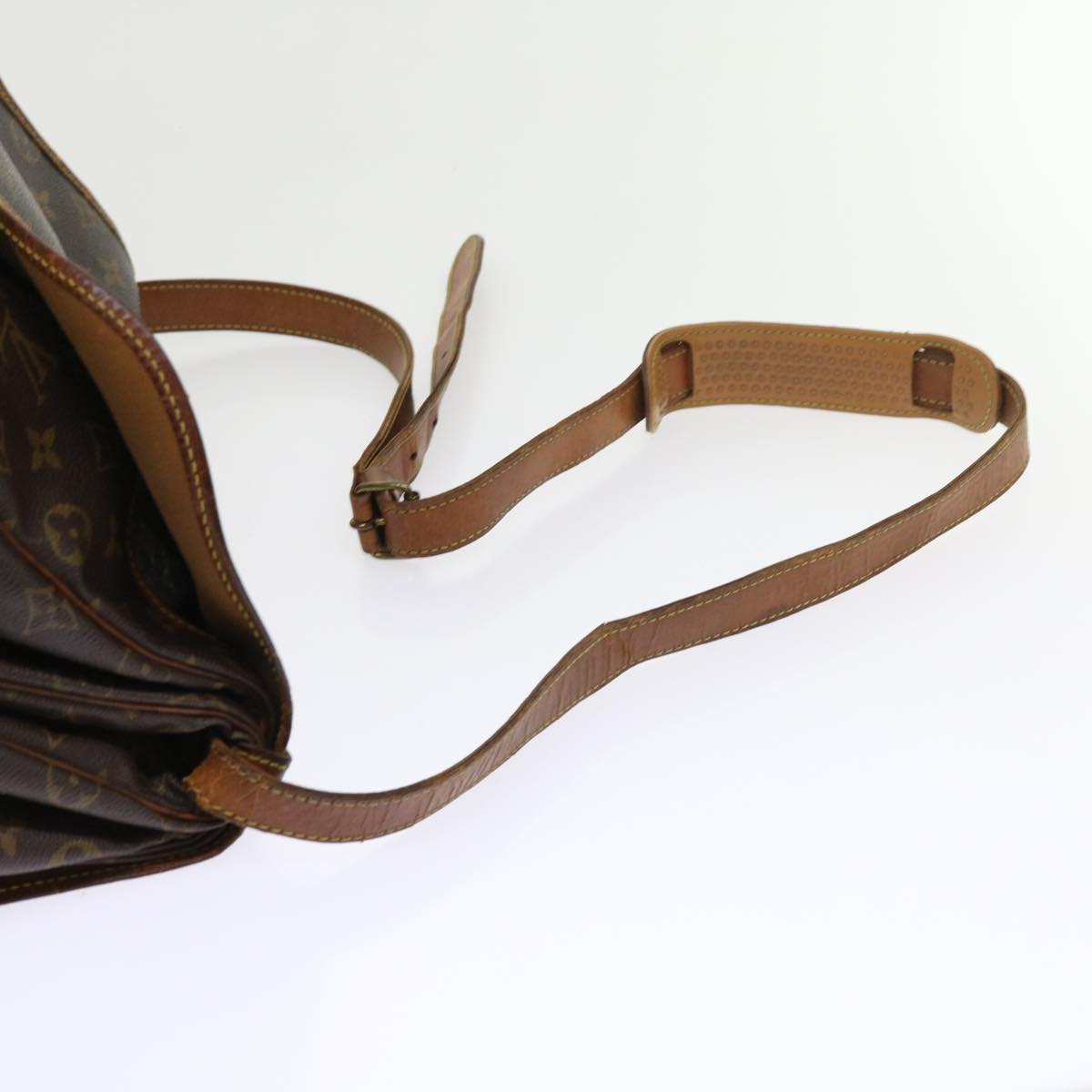 LOUIS VUITTON Monogram Saumur 35 Shoulder Bag M42254 LV 55382