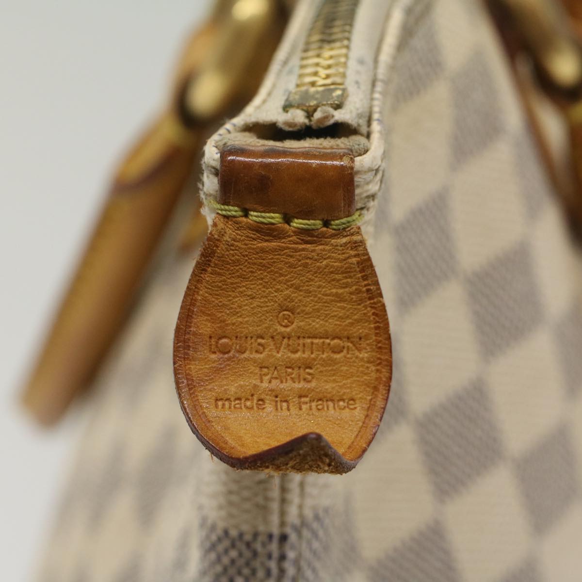 LOUIS VUITTON Damier Azur Saleya PM Tote Bag N51186 LV 55386