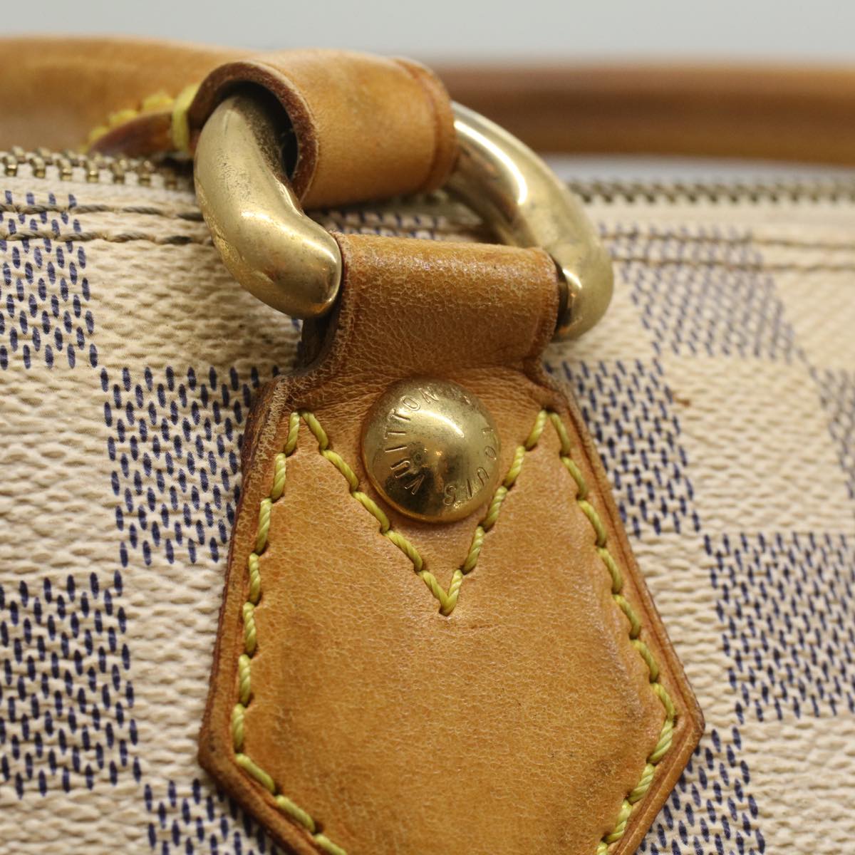 LOUIS VUITTON Damier Azur Saleya PM Tote Bag N51186 LV 55386