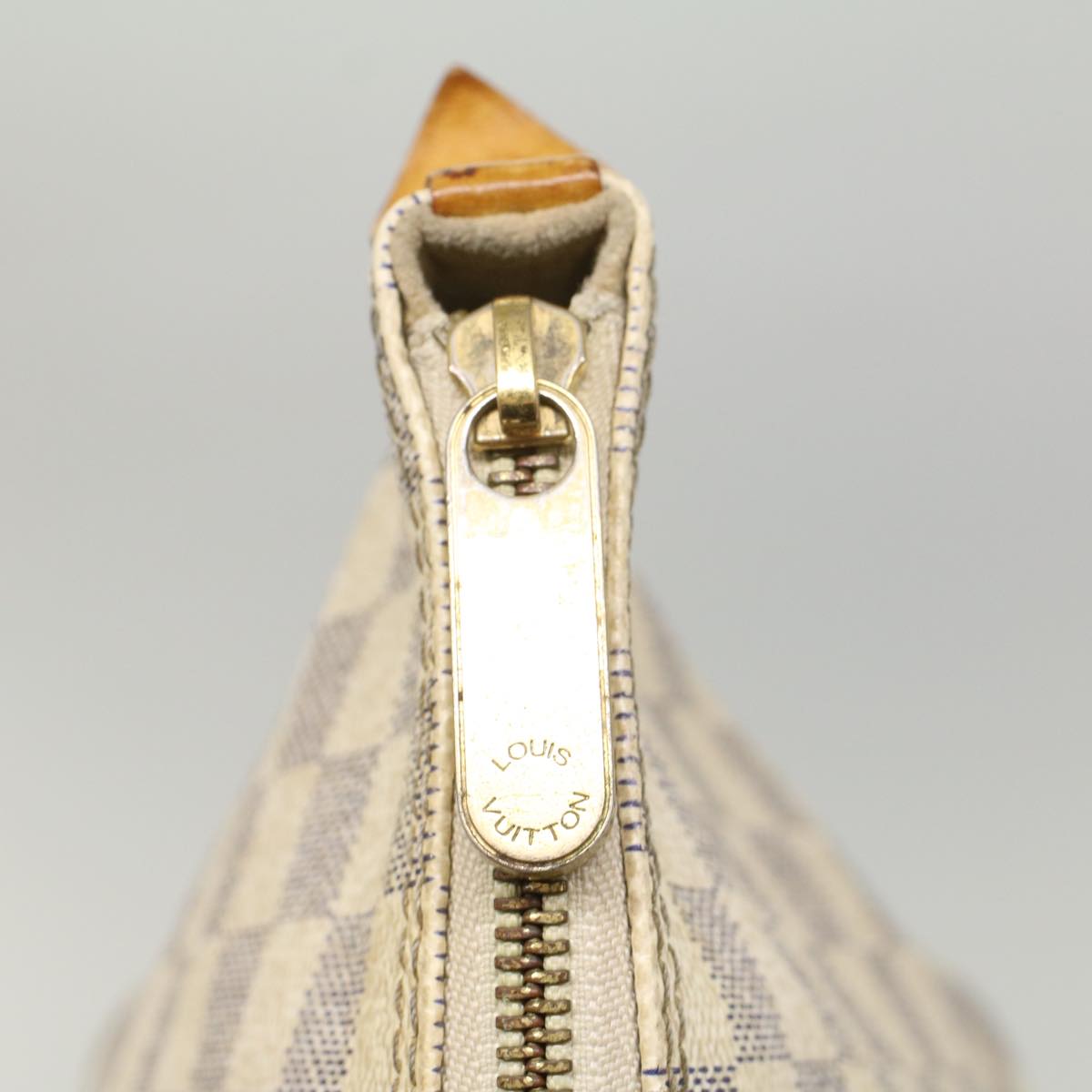 LOUIS VUITTON Damier Azur Saleya PM Tote Bag N51186 LV 55386