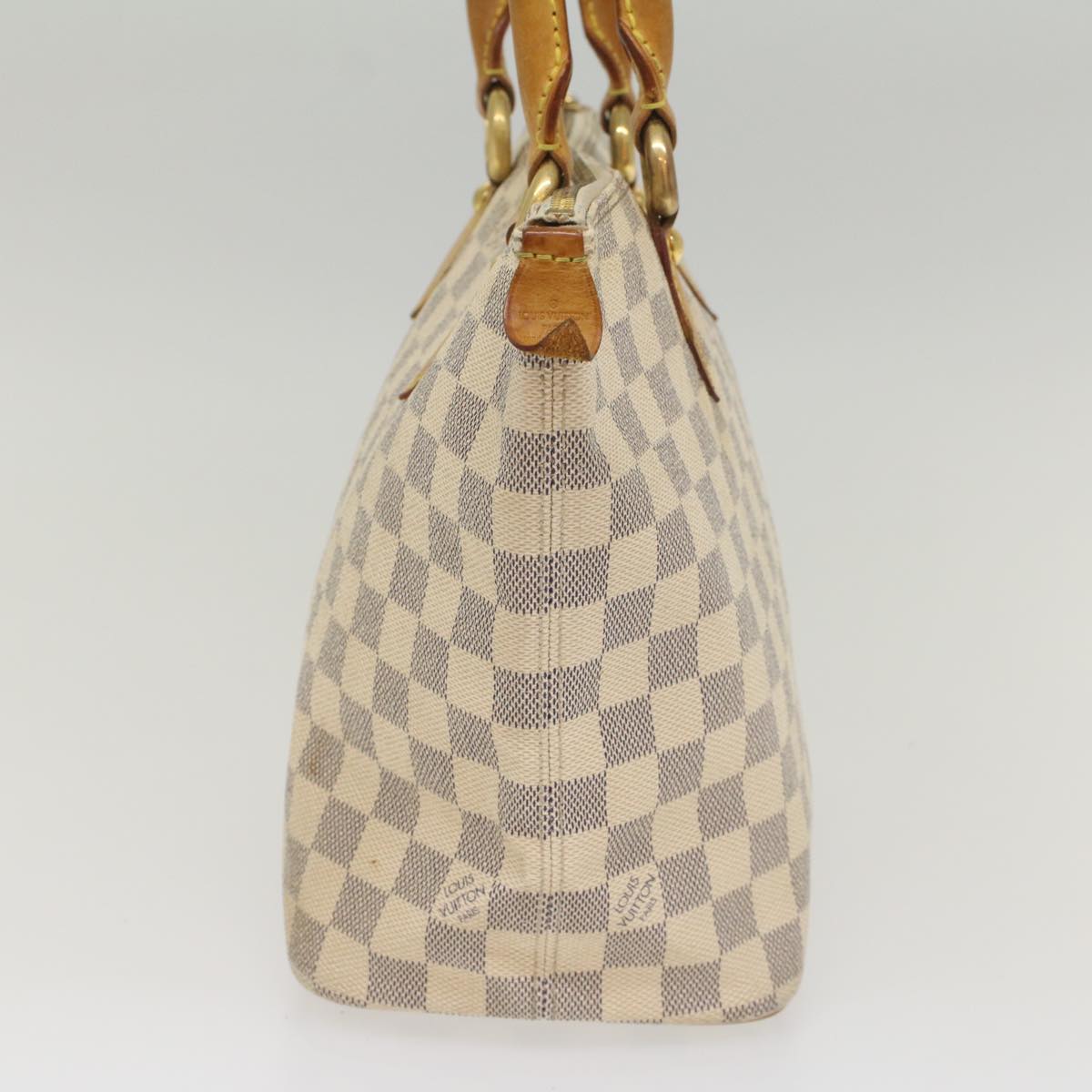 LOUIS VUITTON Damier Azur Saleya PM Tote Bag N51186 LV 55386