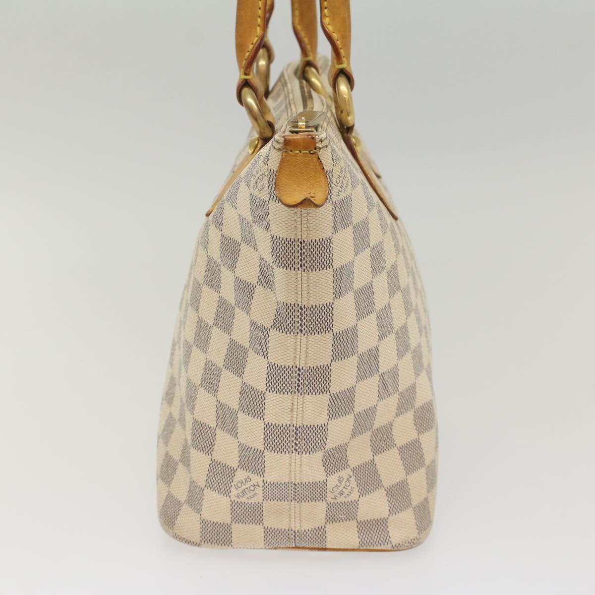 LOUIS VUITTON Damier Azur Saleya PM Tote Bag N51186 LV 55386