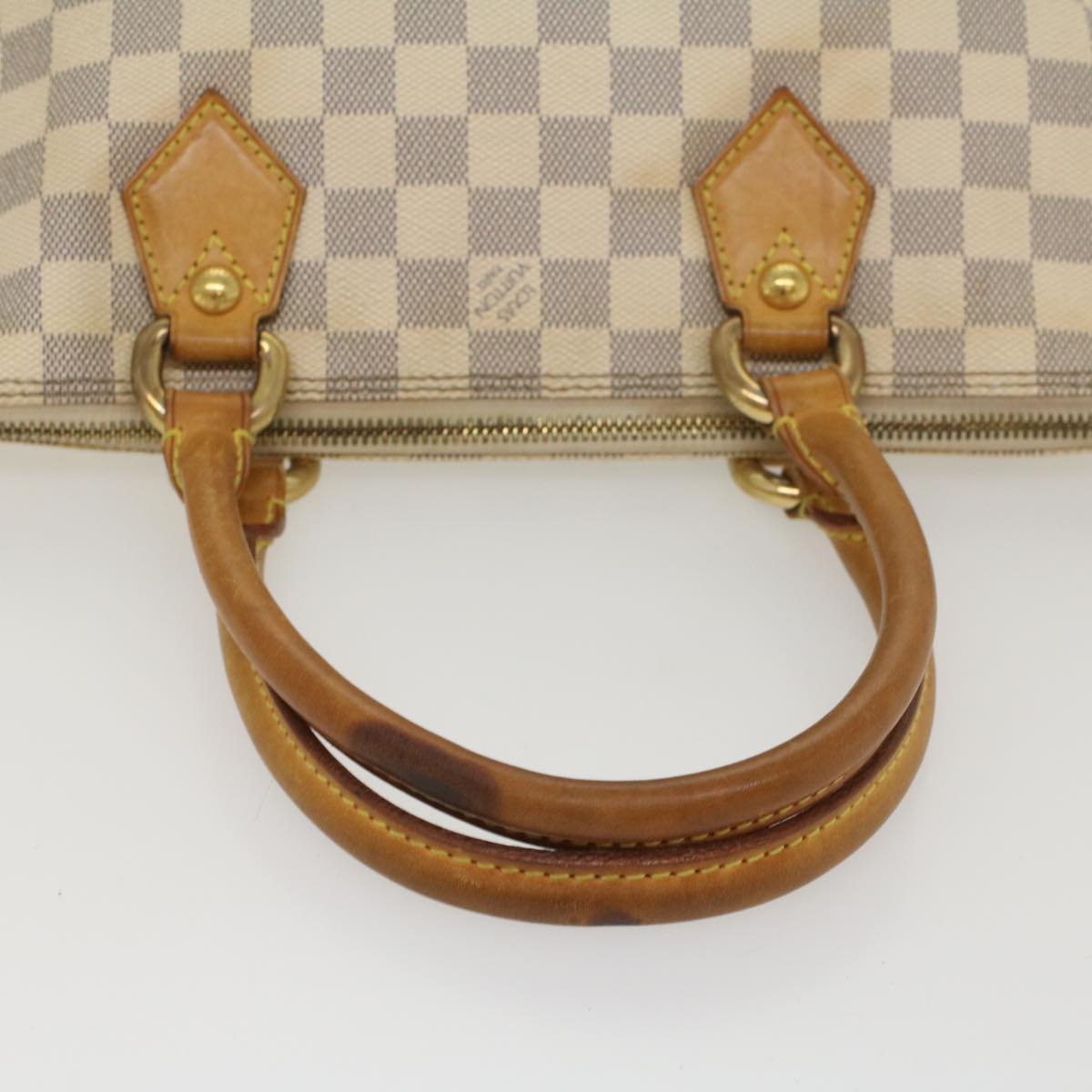 LOUIS VUITTON Damier Azur Saleya PM Tote Bag N51186 LV 55386