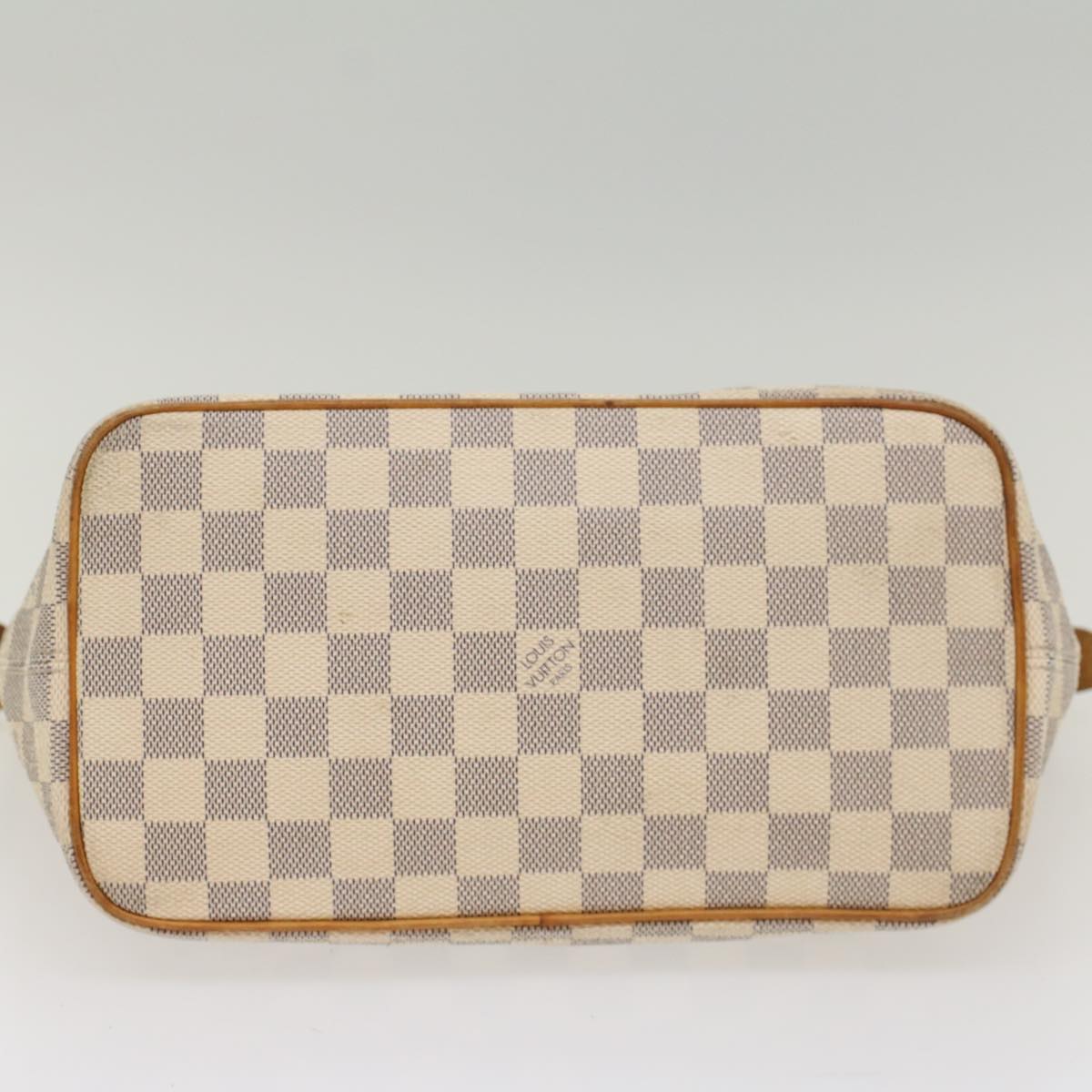 LOUIS VUITTON Damier Azur Saleya PM Tote Bag N51186 LV 55386