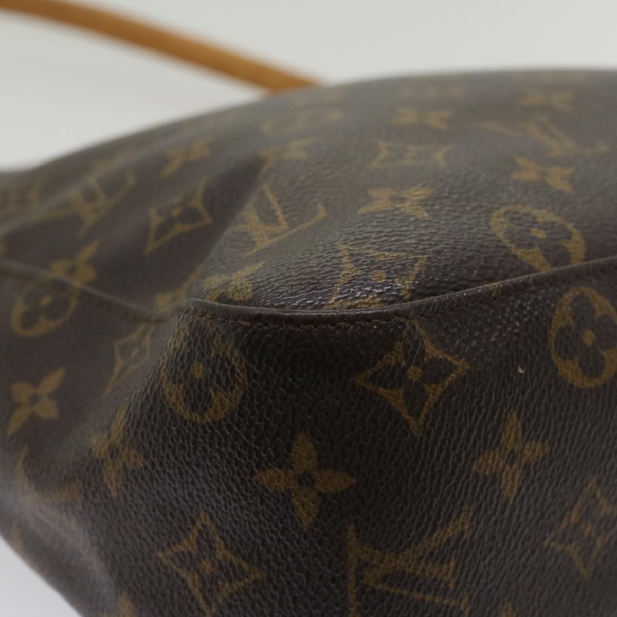 LOUIS VUITTON Monogram Looping GM Shoulder Bag M51145 LV 55387