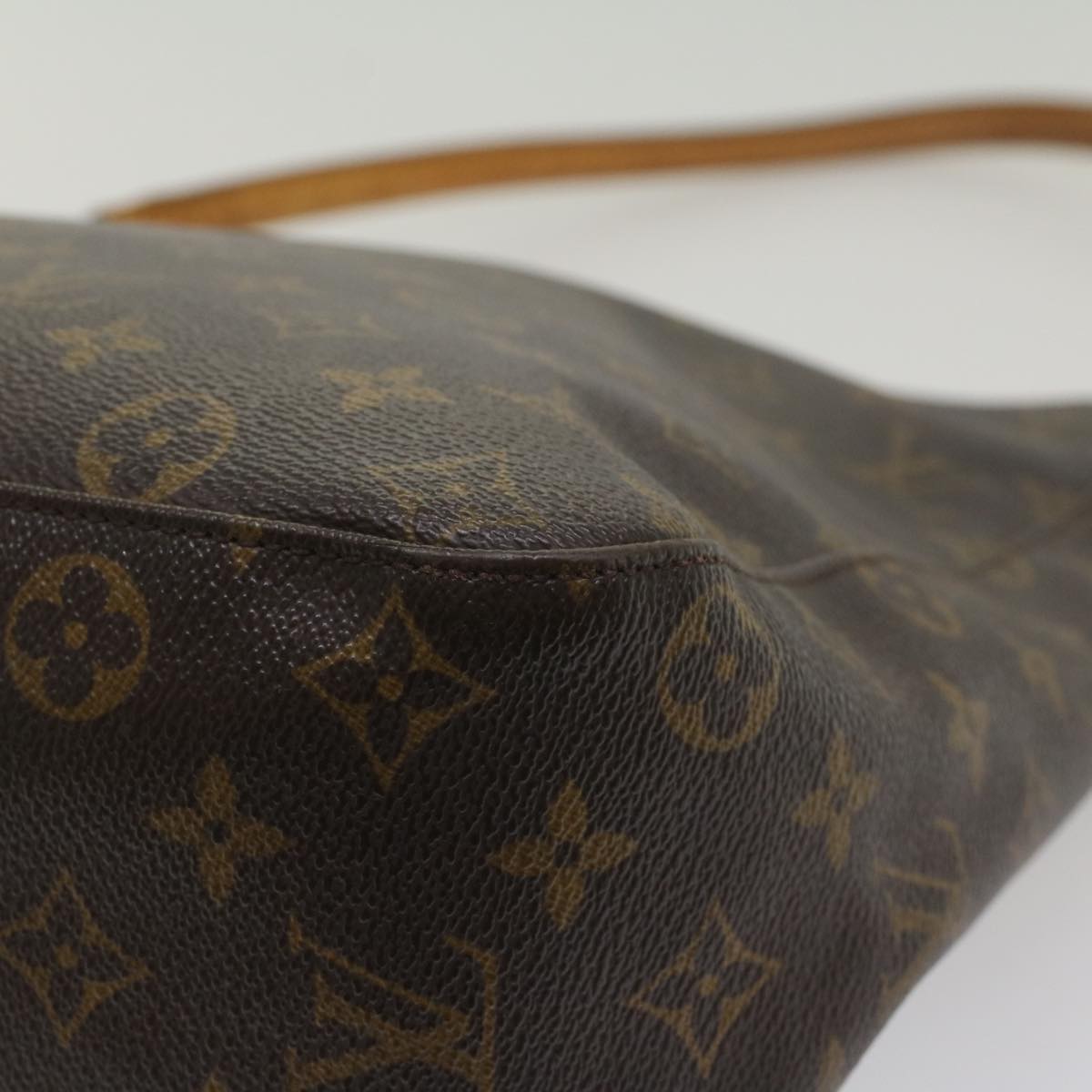 LOUIS VUITTON Monogram Looping GM Shoulder Bag M51145 LV 55387