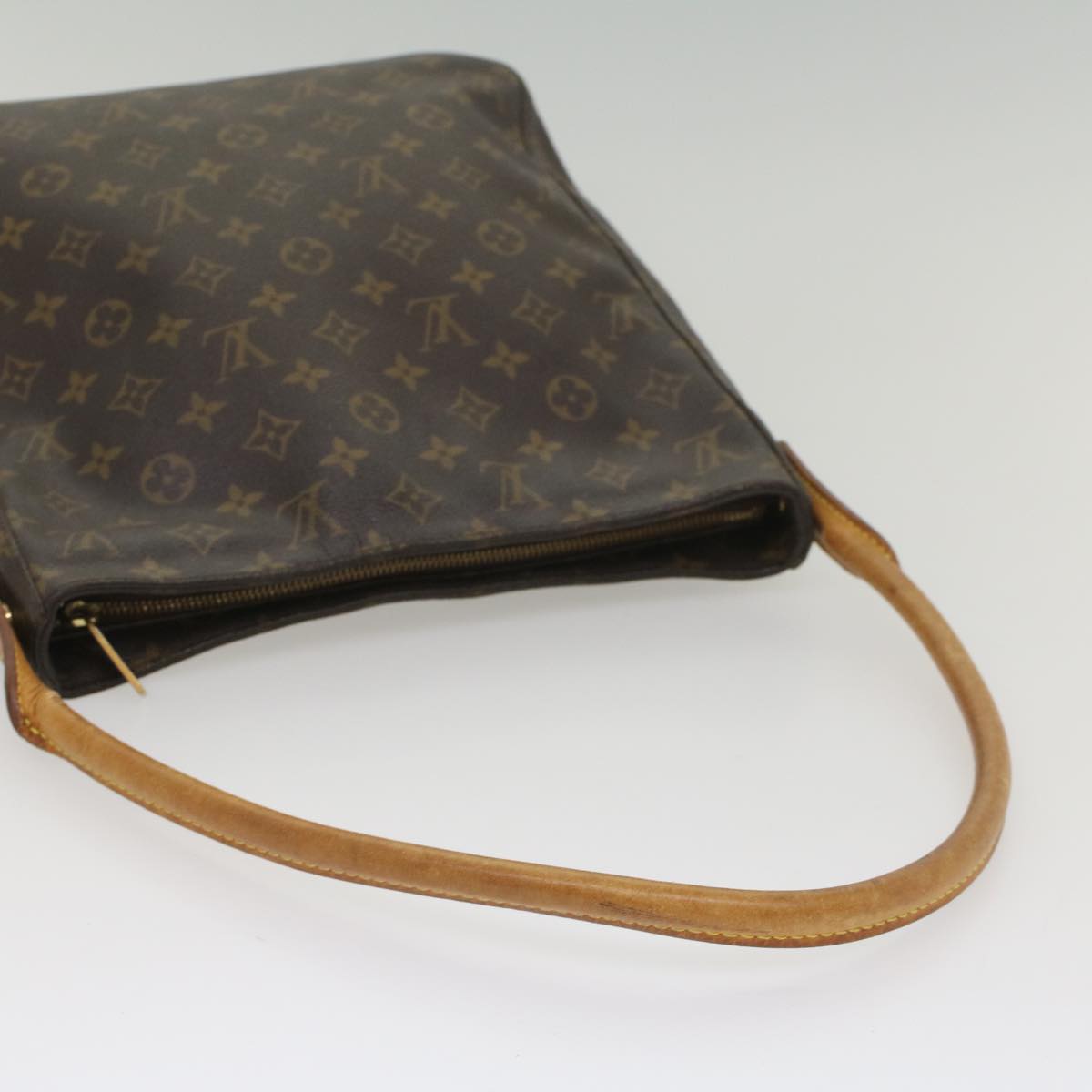 LOUIS VUITTON Monogram Looping GM Shoulder Bag M51145 LV 55387