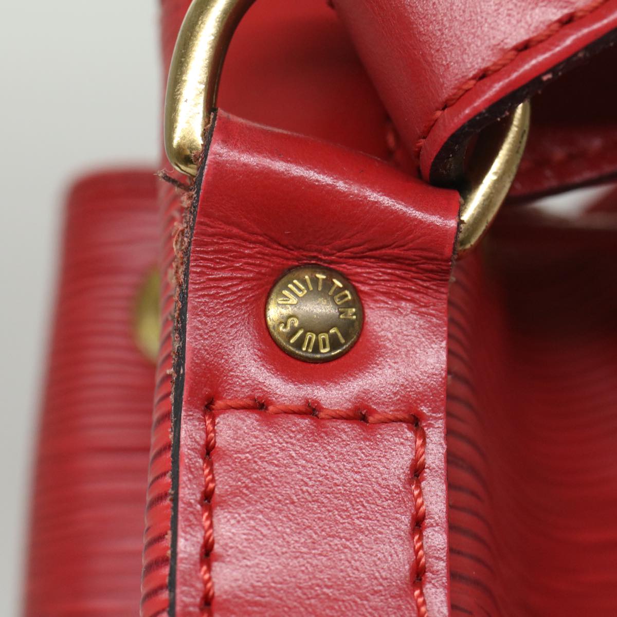 LOUIS VUITTON Epi Noe Shoulder Bag Red M44007 LV 55390