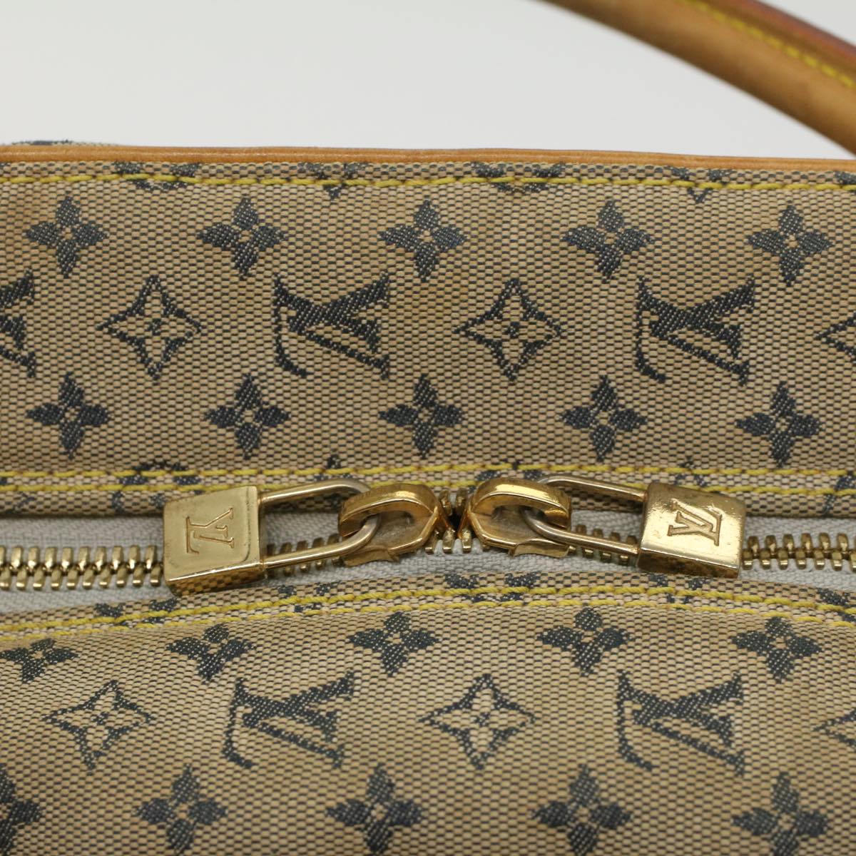 LOUIS VUITTON Monogram Mini Marie Hand Bag Blue M92003 LV 55395