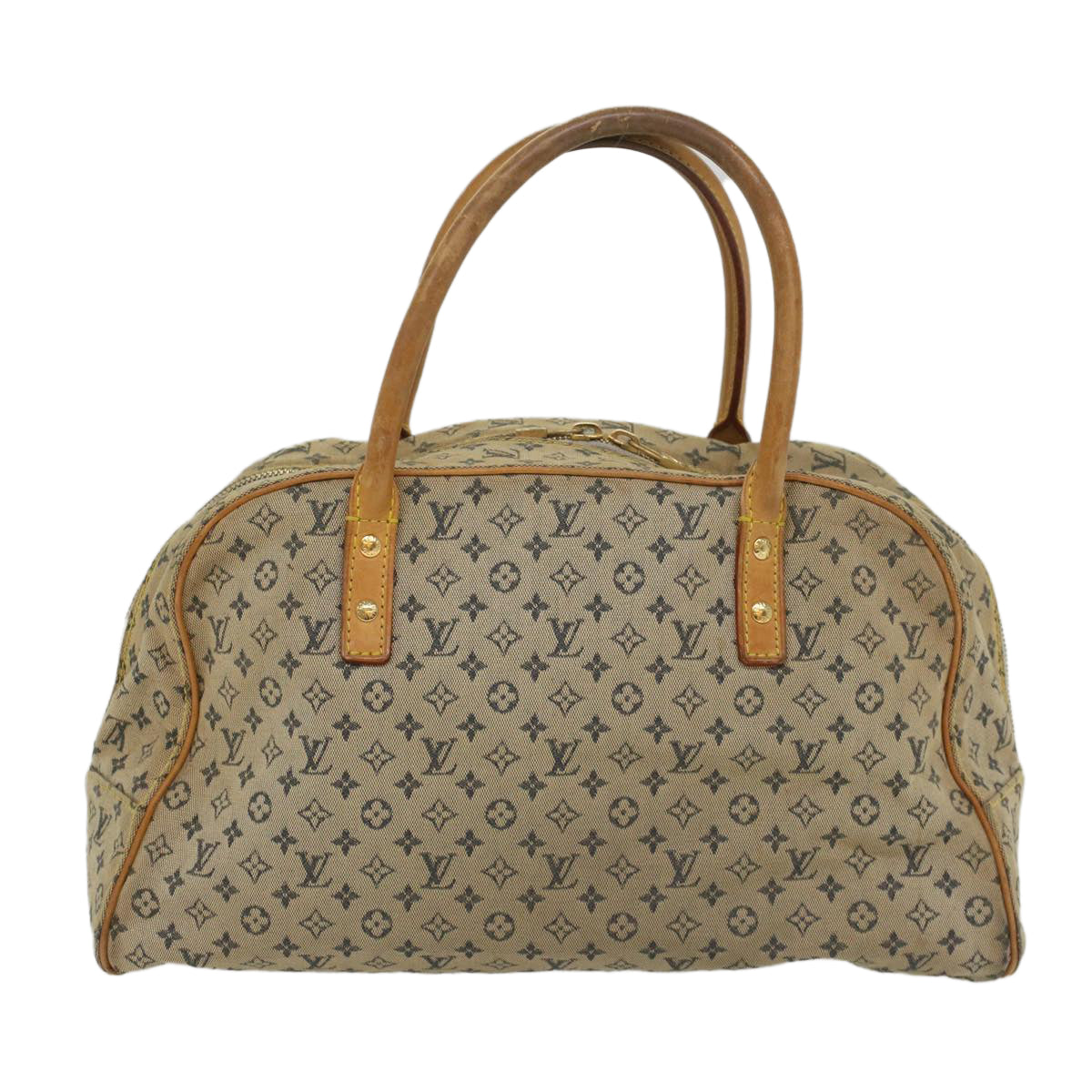 LOUIS VUITTON Monogram Mini Marie Hand Bag Blue M92003 LV 55395