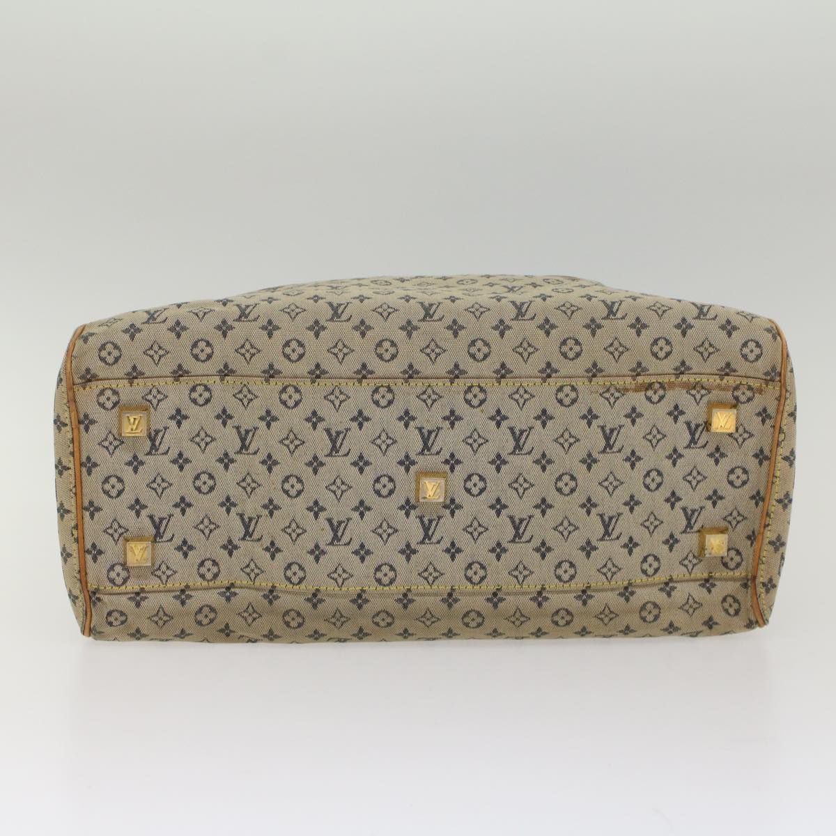 LOUIS VUITTON Monogram Mini Marie Hand Bag Blue M92003 LV 55395