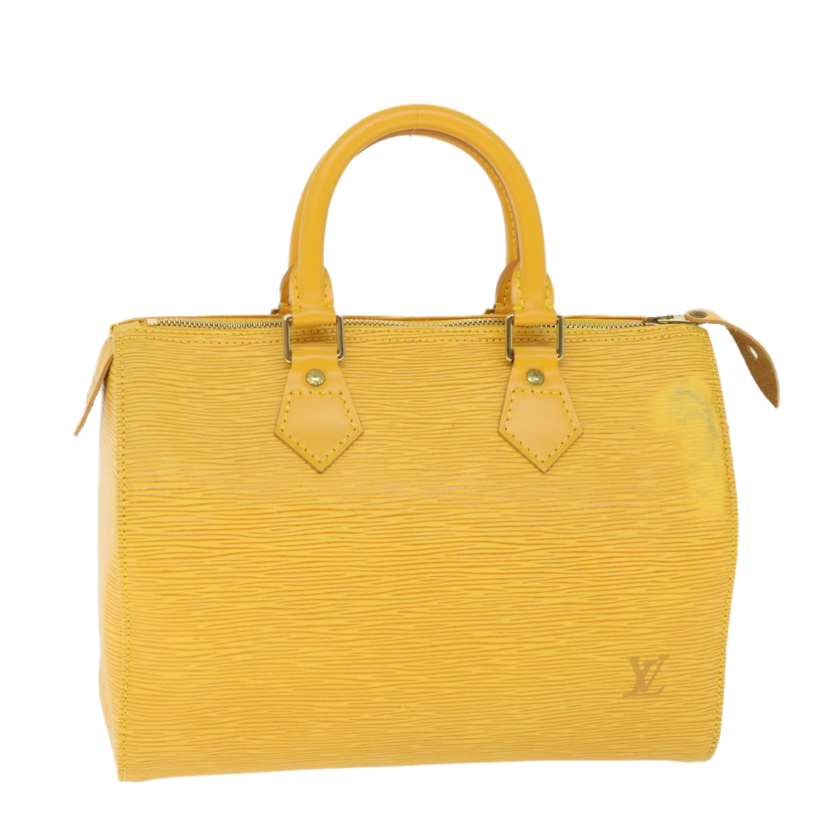LOUIS VUITTON Epi Speedy 25 Hand Bag Tassili Yellow M43019 LV 55406