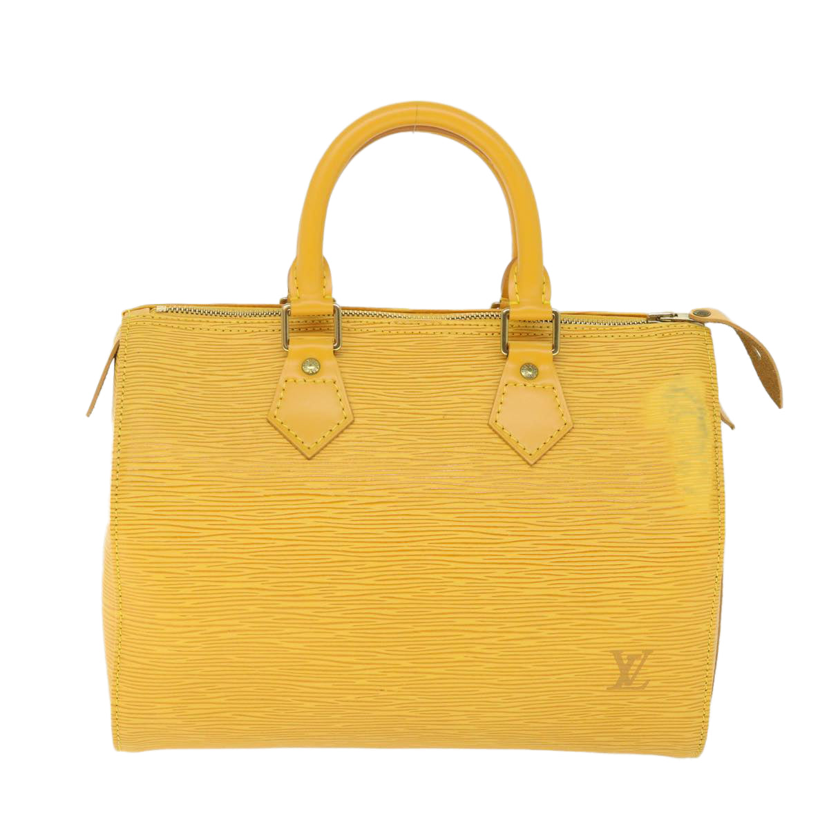 LOUIS VUITTON Epi Speedy 25 Hand Bag Tassili Yellow M43019 LV 55406