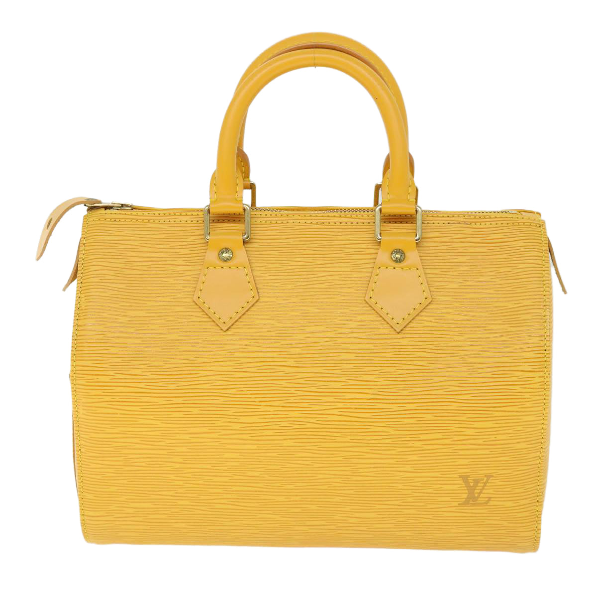 LOUIS VUITTON Epi Speedy 25 Hand Bag Tassili Yellow M43019 LV 55406