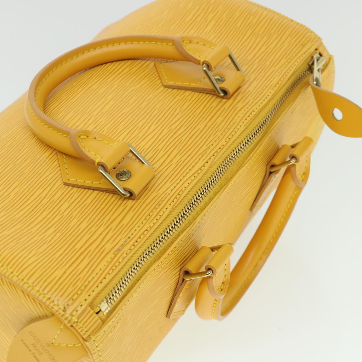 LOUIS VUITTON Epi Speedy 25 Hand Bag Tassili Yellow M43019 LV 55406