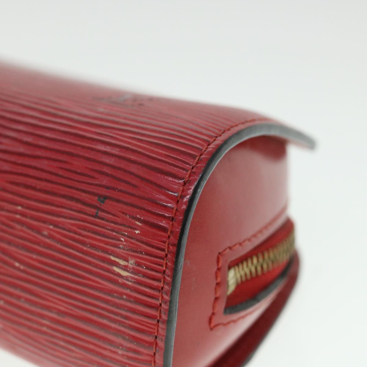 LOUIS VUITTON Epi Dauphine PM Pouch Red M48447 LV 55457