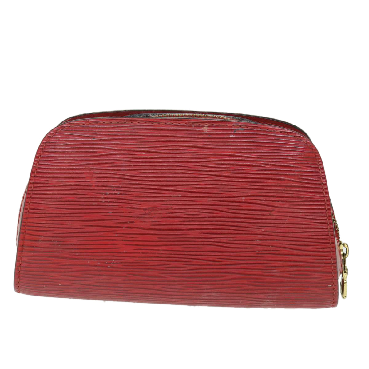 LOUIS VUITTON Epi Dauphine PM Pouch Red M48447 LV 55457