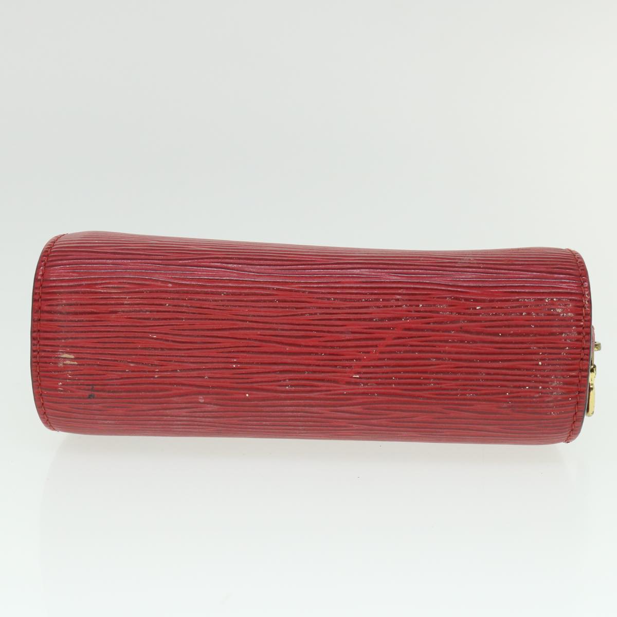 LOUIS VUITTON Epi Dauphine PM Pouch Red M48447 LV 55457