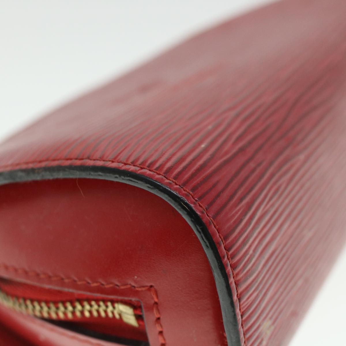 LOUIS VUITTON Epi Dauphine PM Pouch Red M48447 LV 55457