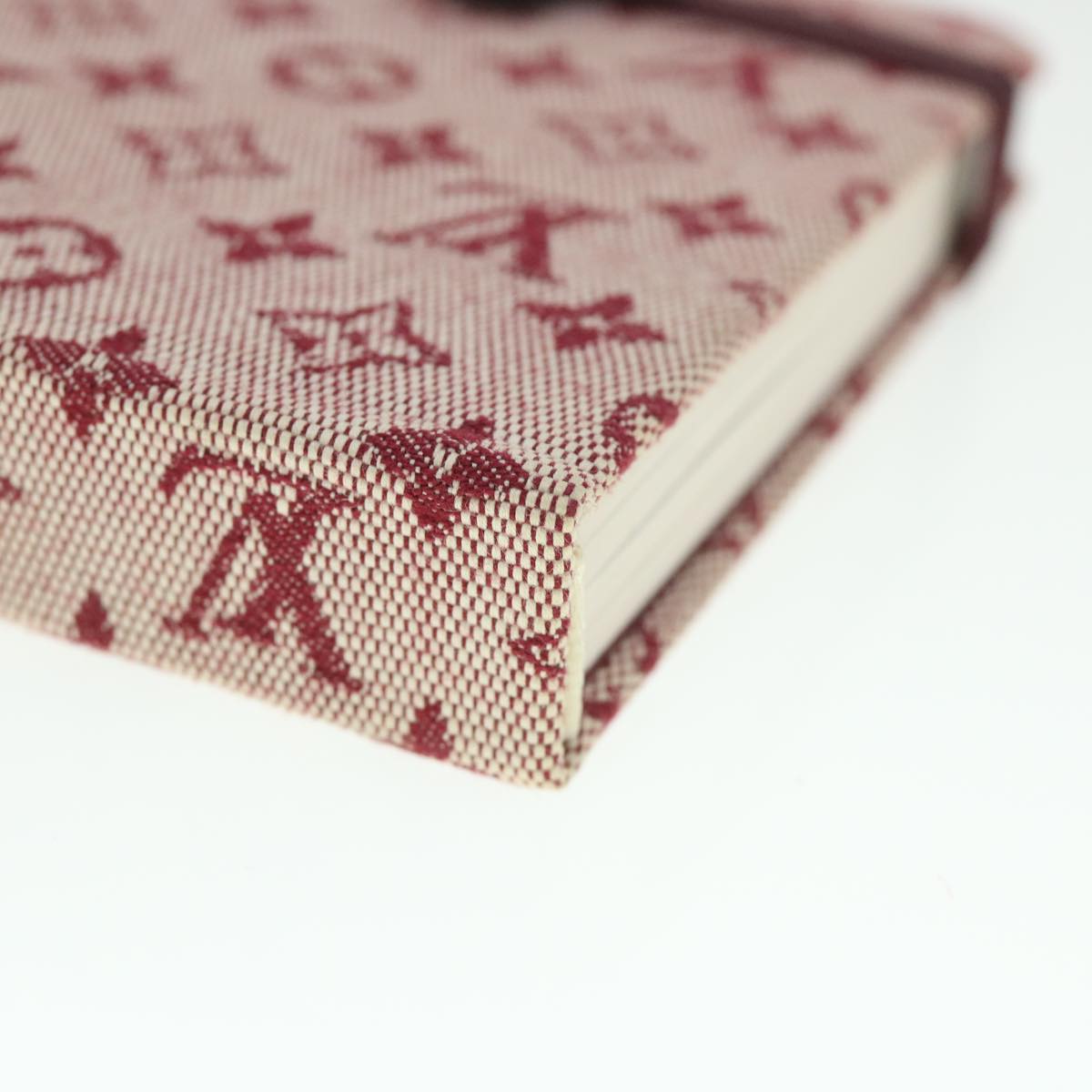 LOUIS VUITTON Monogram Mini Carnet PM Planner Red R20837 LV 55463