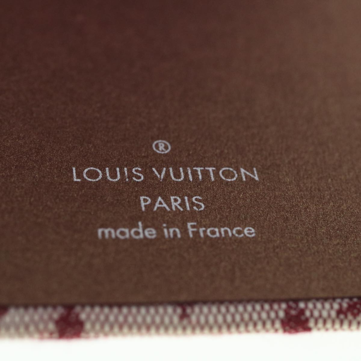 LOUIS VUITTON Monogram Mini Carnet PM Planner Red R20837 LV 55463