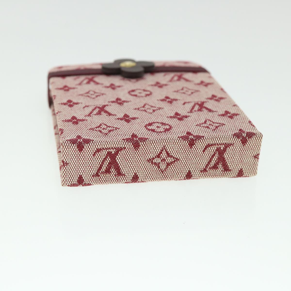 LOUIS VUITTON Monogram Mini Carnet PM Planner Red R20837 LV 55463