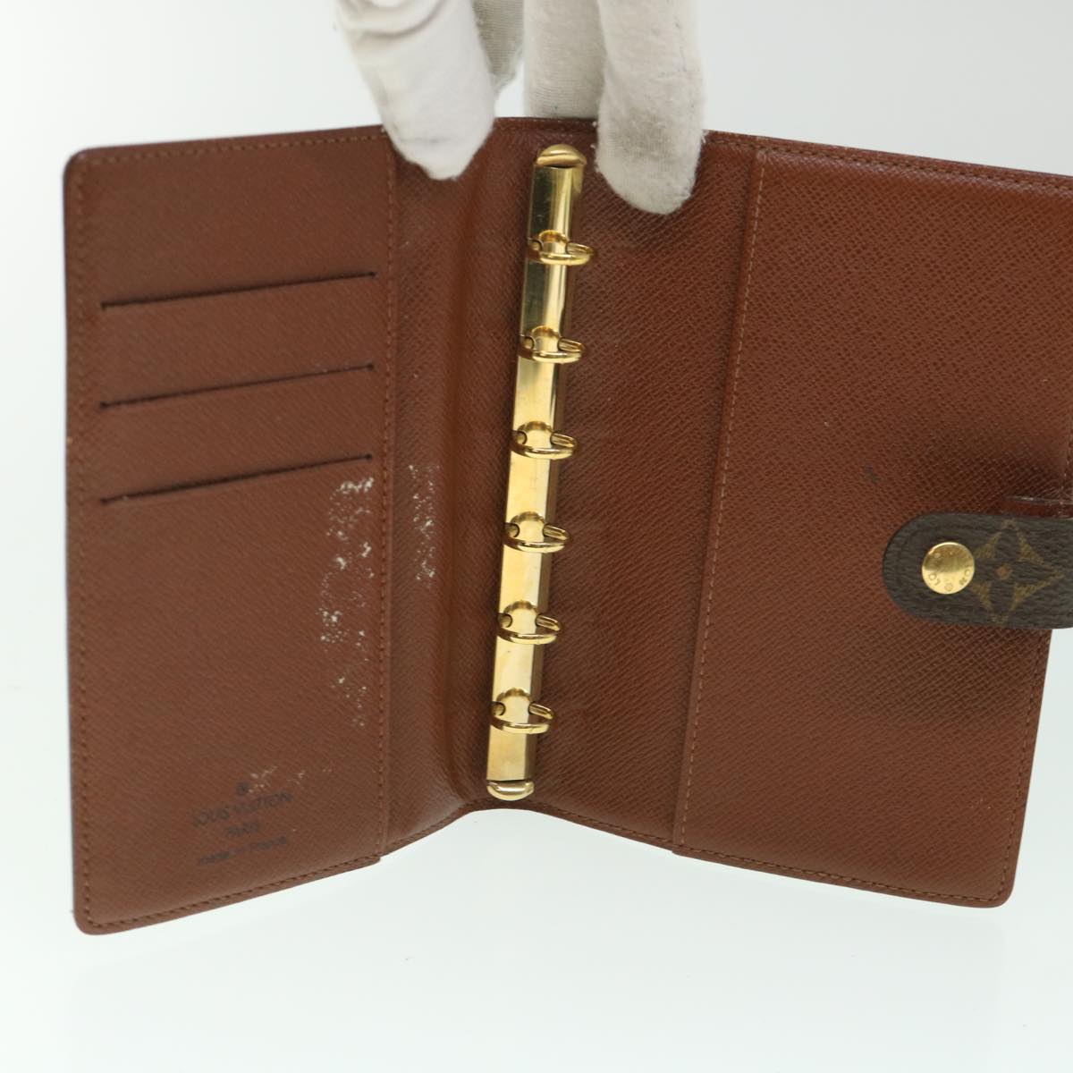 LOUIS VUITTON Monogram Agenda PM Day Planner Cover R20005 LV 55468