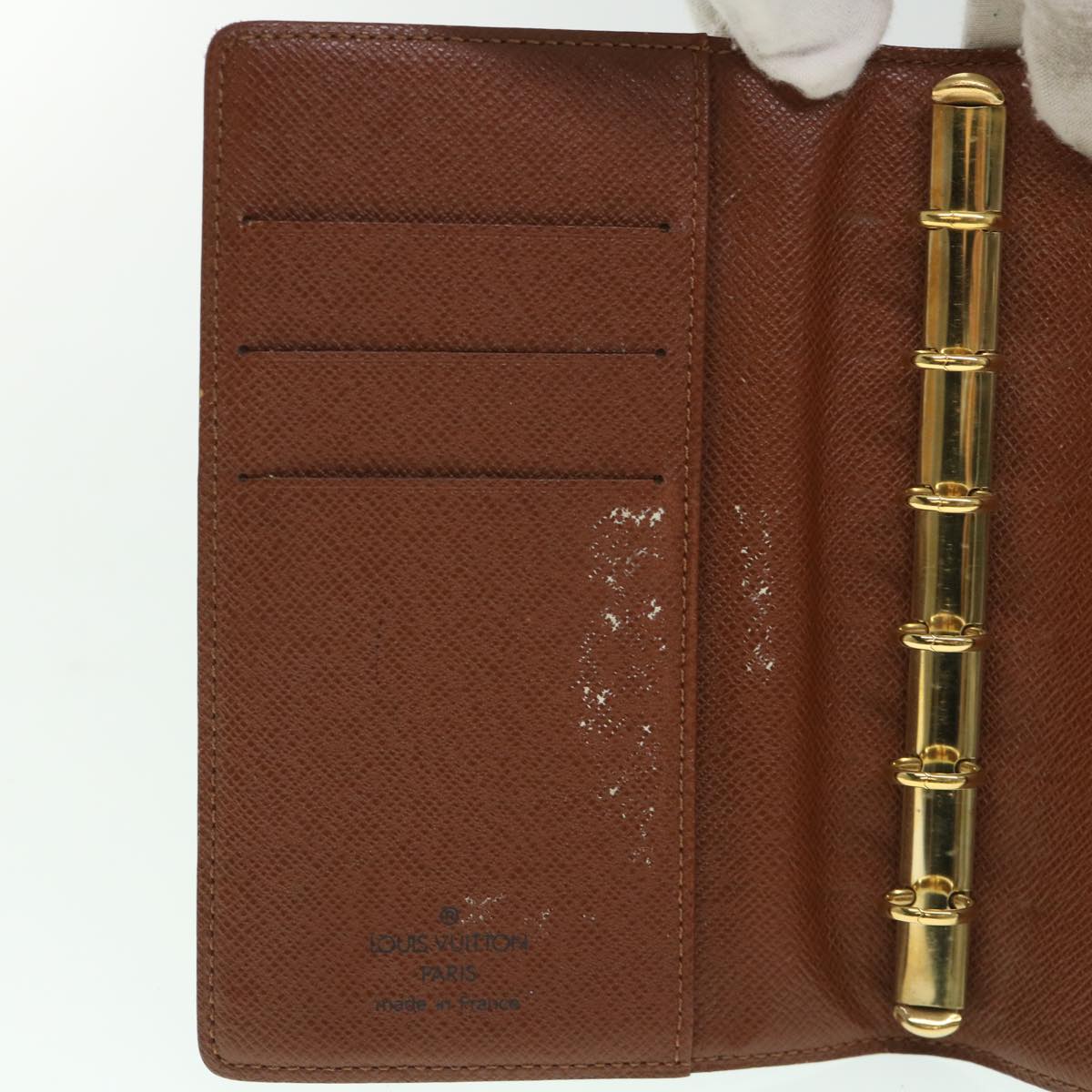 LOUIS VUITTON Monogram Agenda PM Day Planner Cover R20005 LV 55468