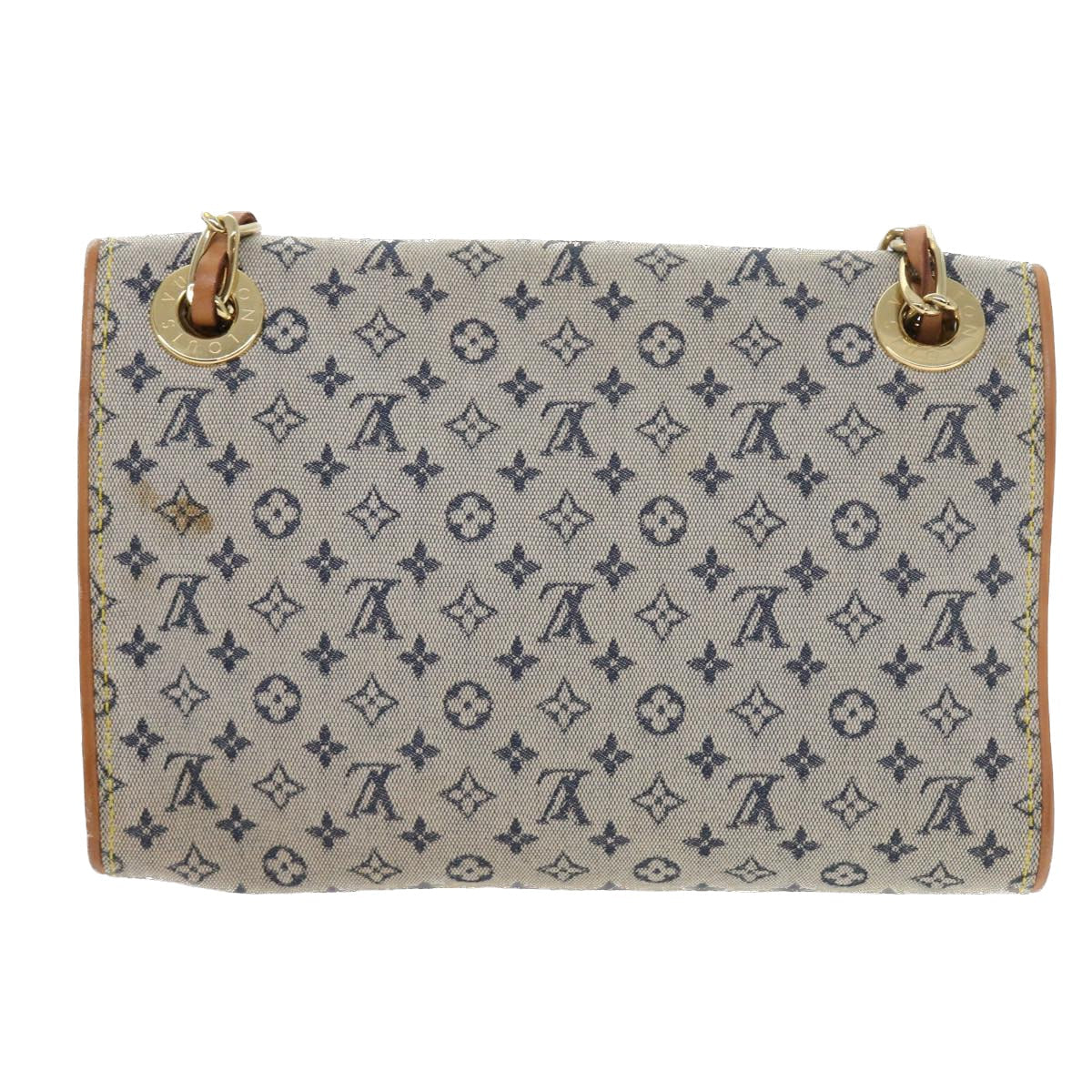 LOUIS VUITTON Monogram Mini Camille Chain Shoulder Bag Blue M92002 55469