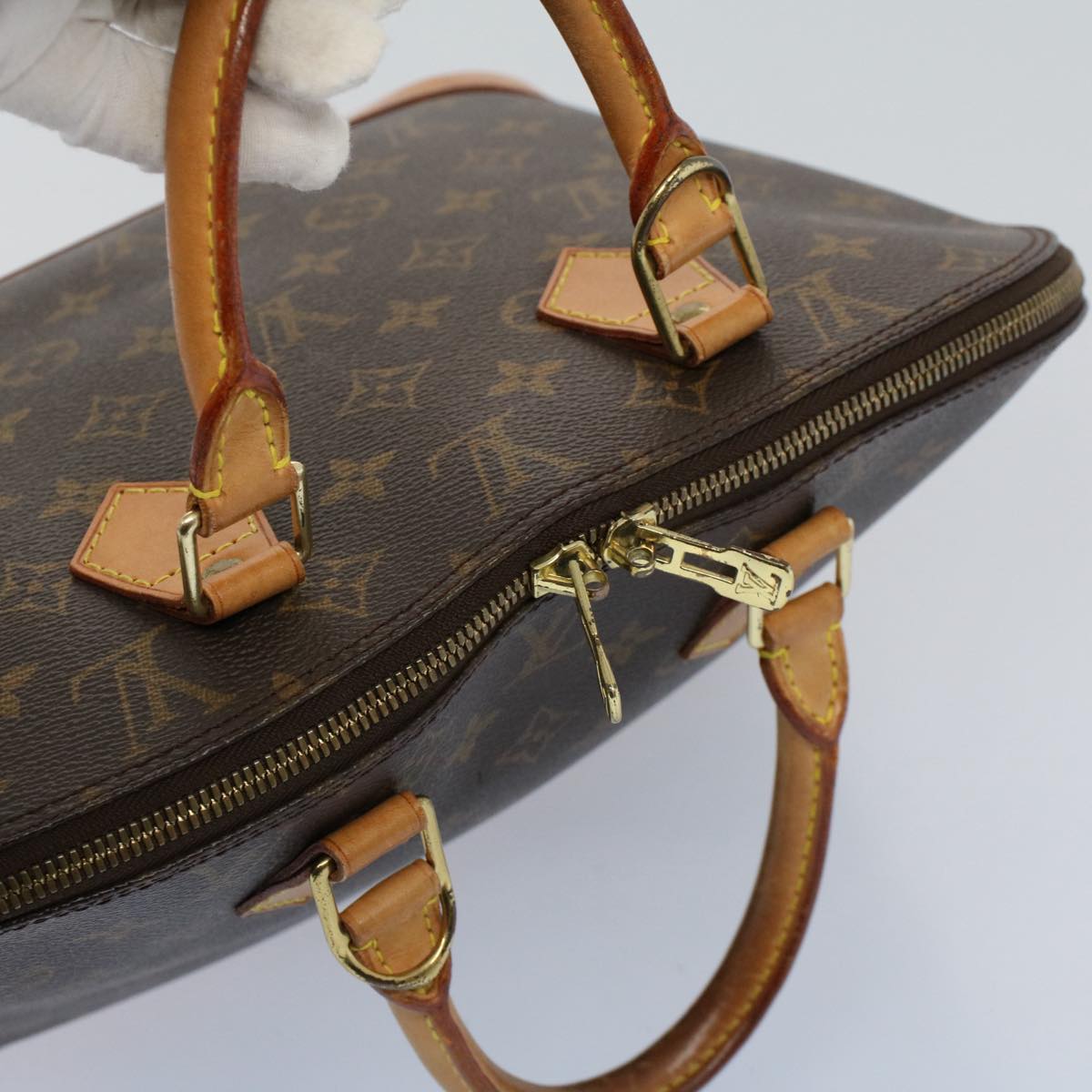 LOUIS VUITTON Monogram Alma Hand Bag M51130 LV 55474