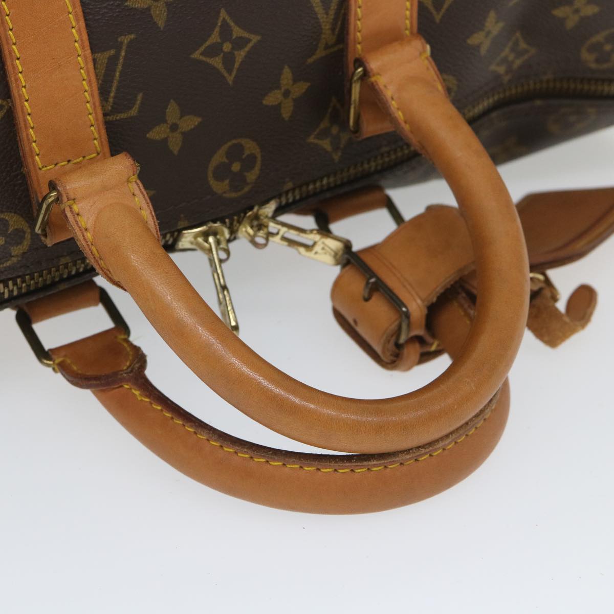 LOUIS VUITTON Monogram Keepall Bandouliere 45 Boston Bag M41418 LV 55477
