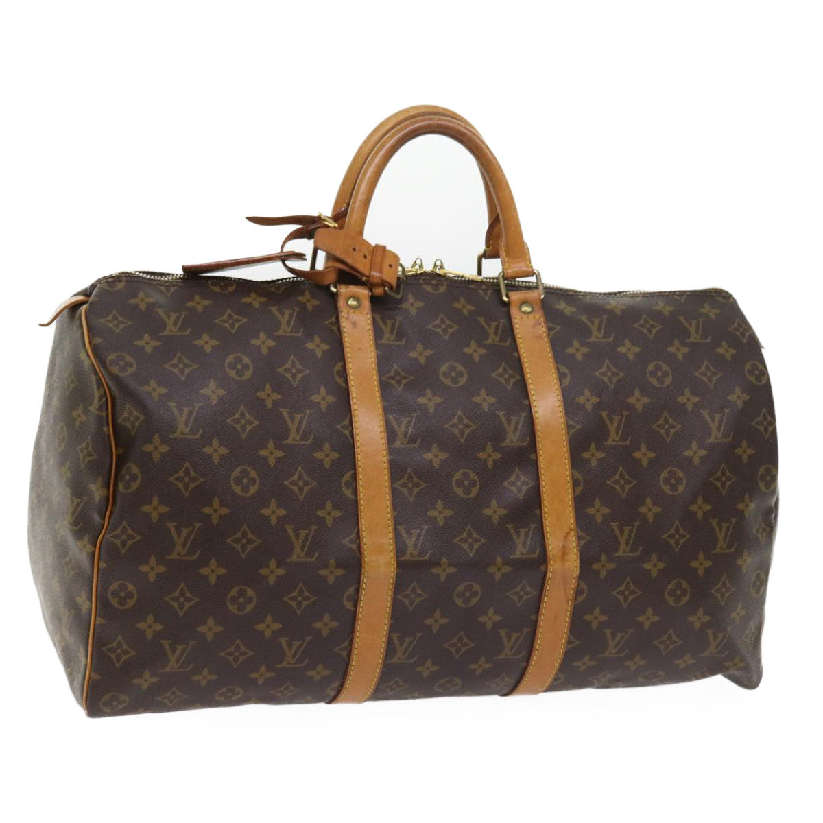 LOUIS VUITTON Monogram Keepall 50 Boston Bag M41426 LV 55478