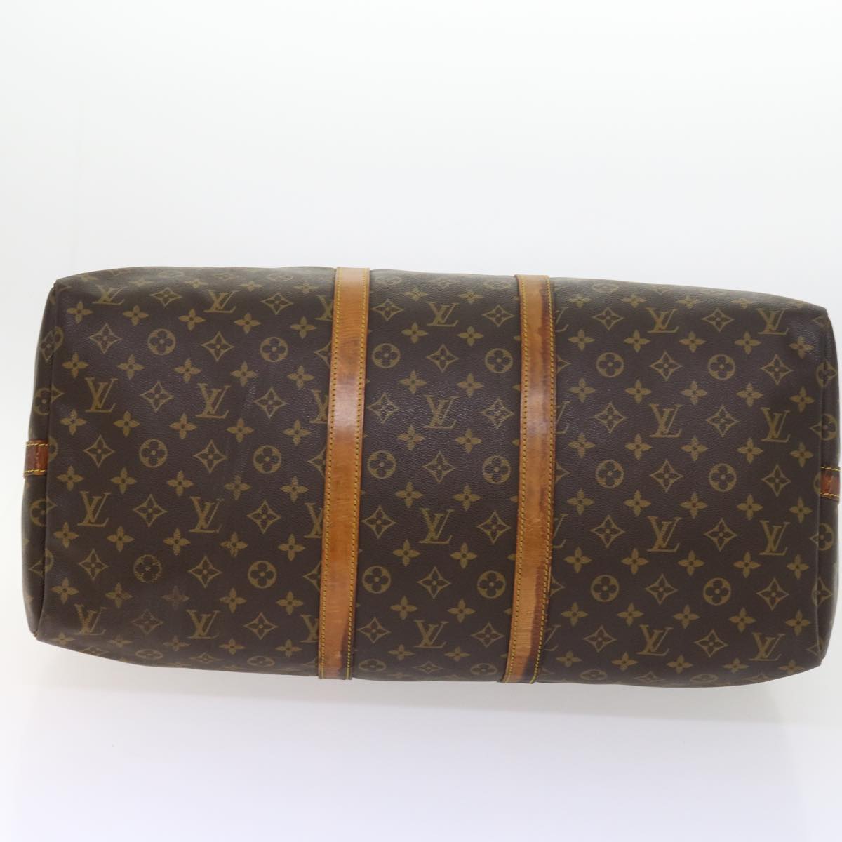 LOUIS VUITTON Monogram Keepall Bandouliere 55 Boston Bag M41414 LV 55488