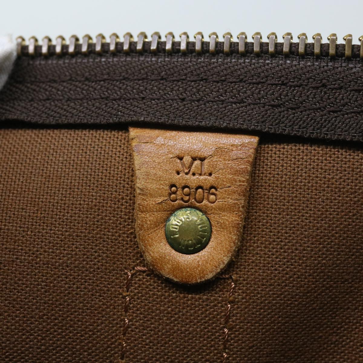 LOUIS VUITTON Monogram Keepall Bandouliere 55 Boston Bag M41414 LV 55488