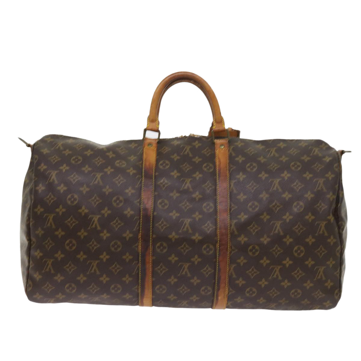 LOUIS VUITTON Monogram Keepall Bandouliere 55 Boston Bag M41414 LV 55488