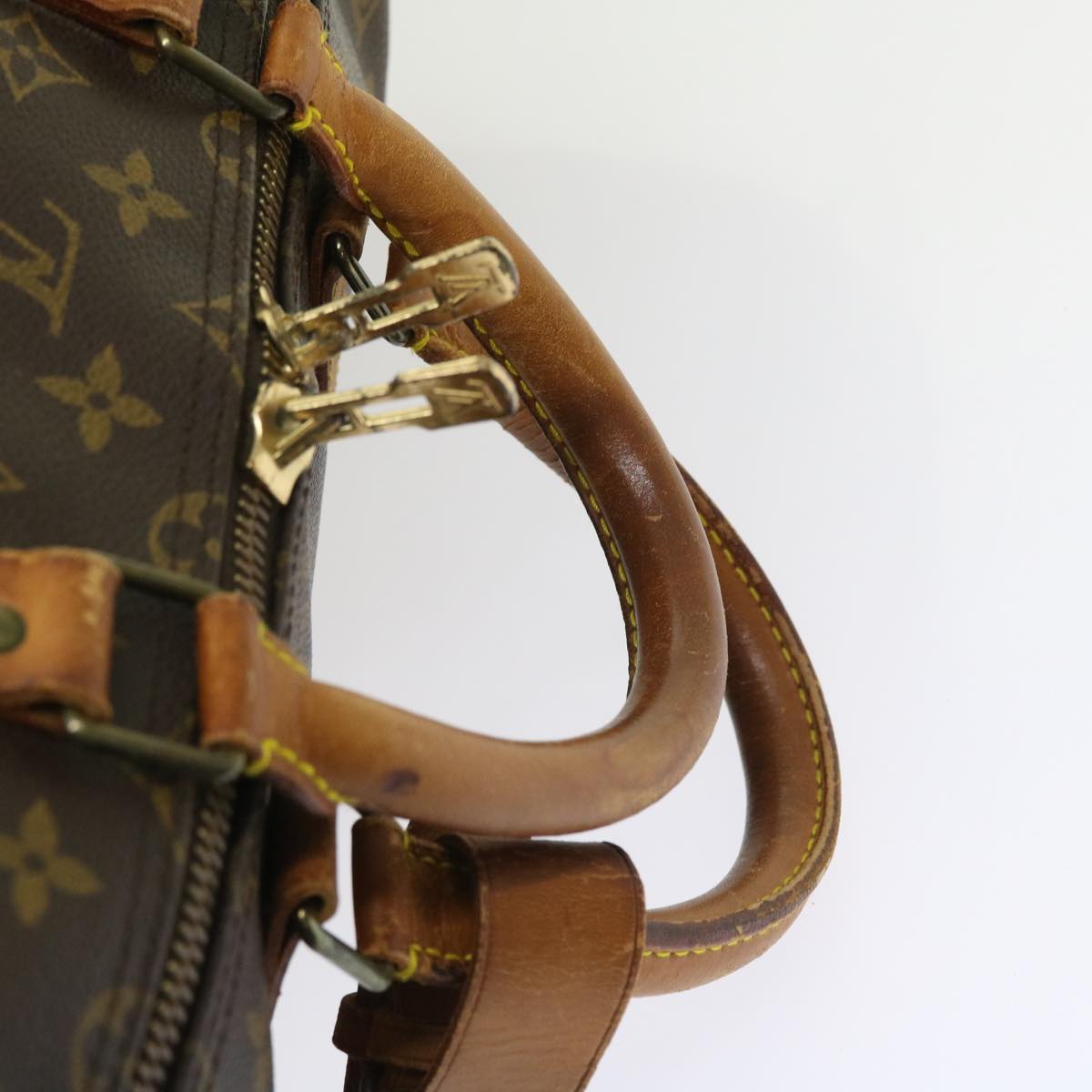 LOUIS VUITTON Monogram Keepall Bandouliere 55 Boston Bag M41414 LV 55488