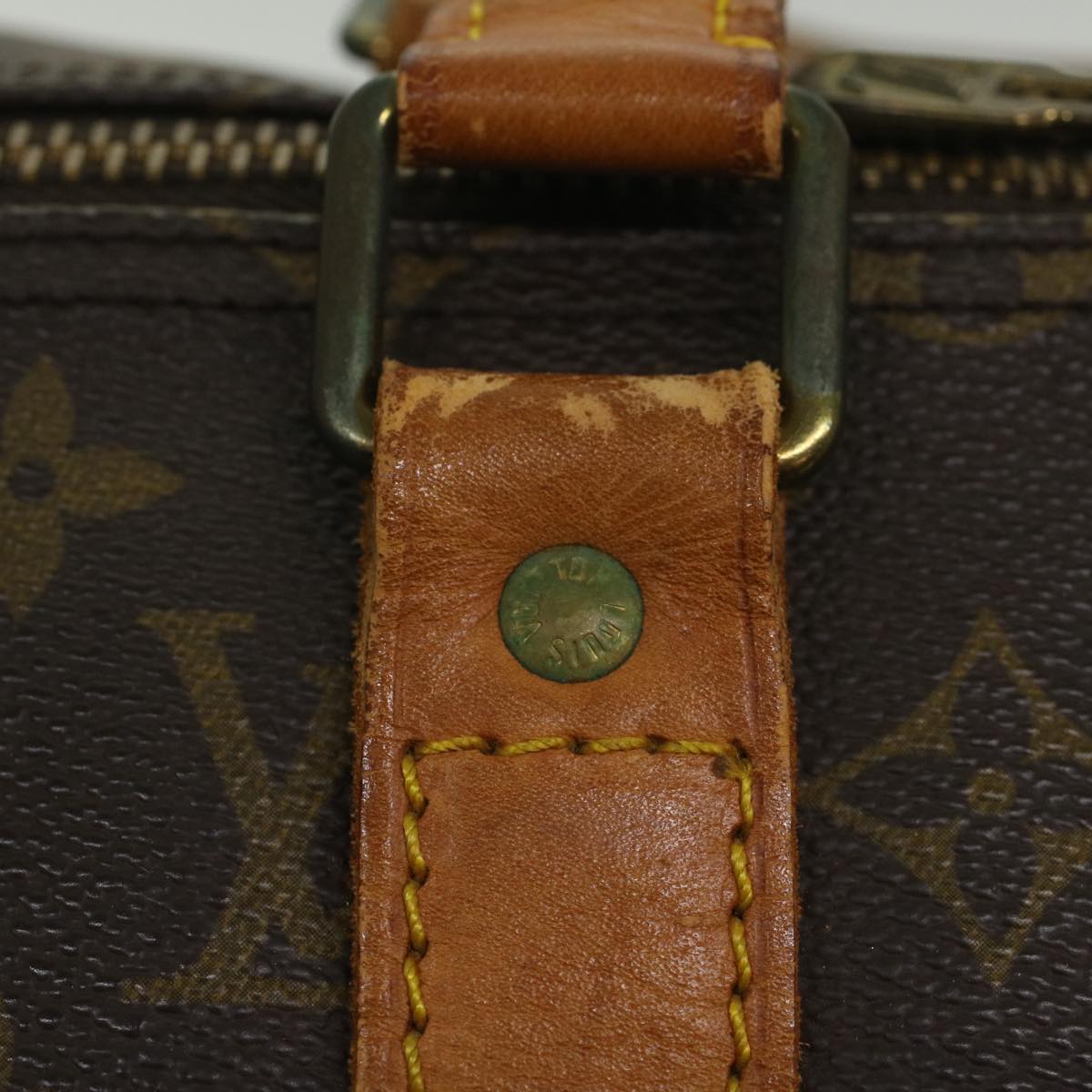 LOUIS VUITTON Monogram Keepall 55 Boston Bag M41424 LV 55489