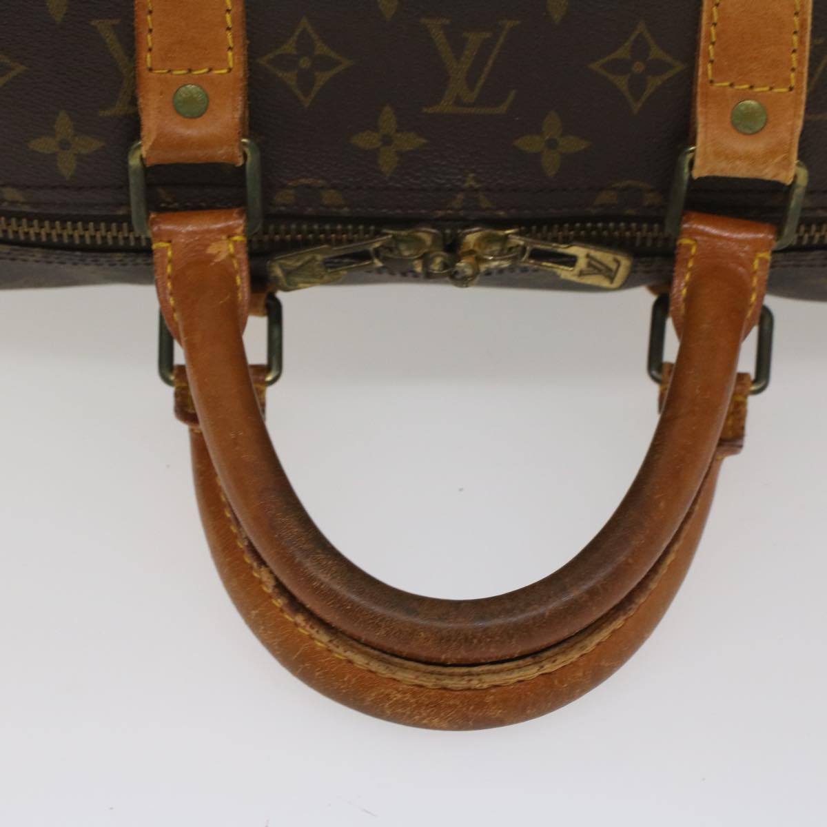 LOUIS VUITTON Monogram Keepall 55 Boston Bag M41424 LV 55489