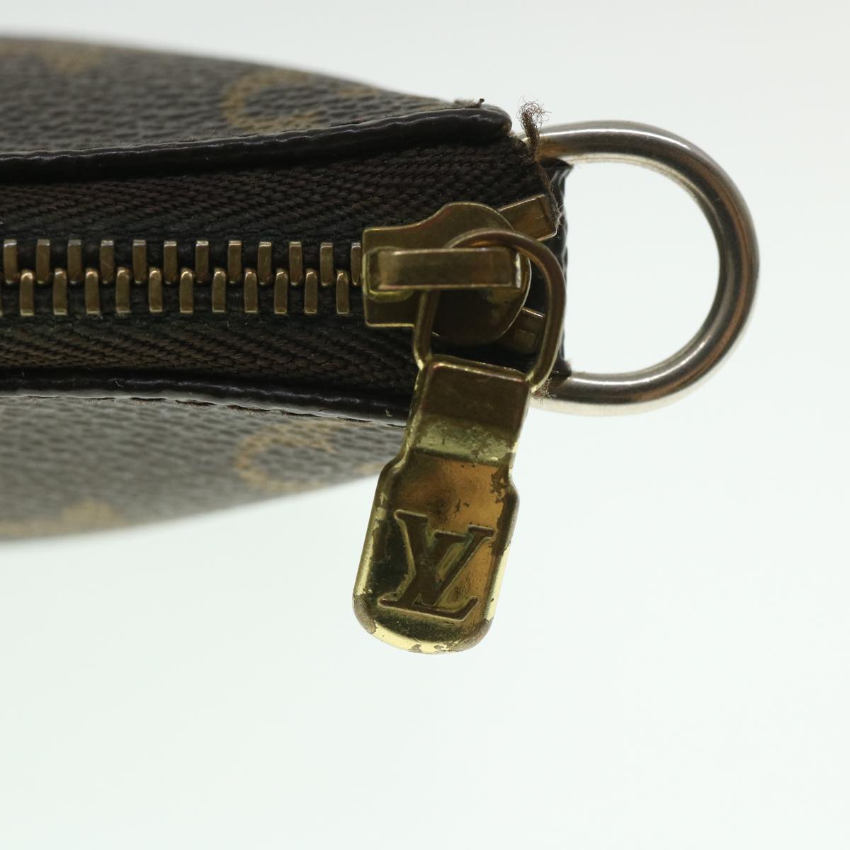 LOUIS VUITTON Monogram Mini Pochette Accessoires Pouch M95804 LV 55495