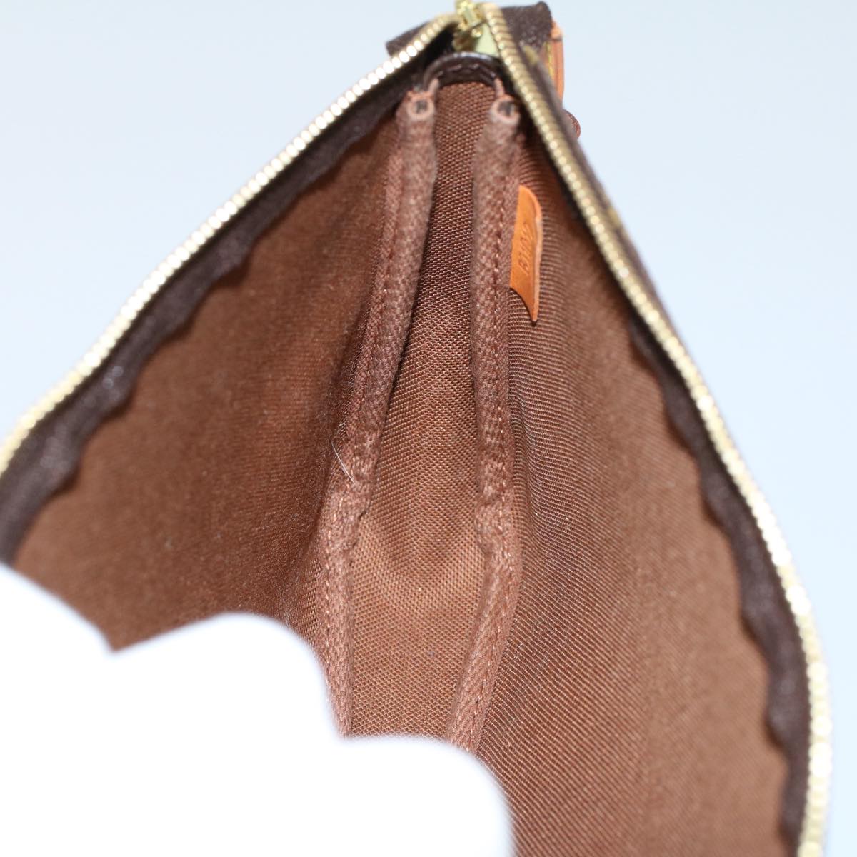 LOUIS VUITTON Monogram Pochette Accessoires Pouch M51980 LV 55517