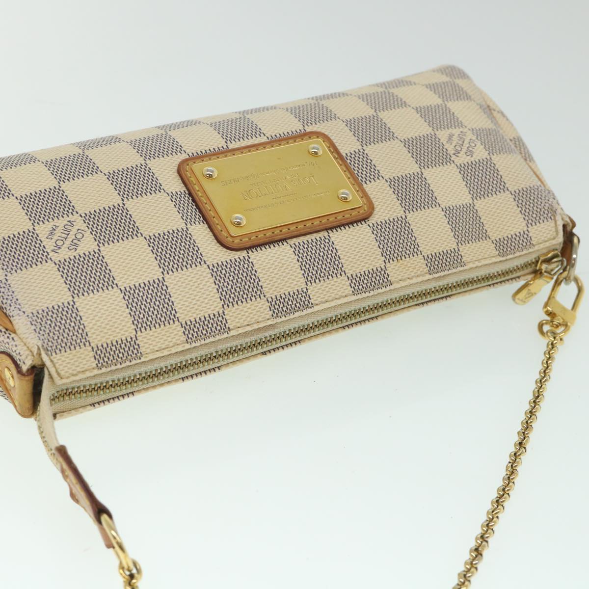 LOUIS VUITTON Damier Azur Eva Shoulder Bag 2way N55214 LV 55519