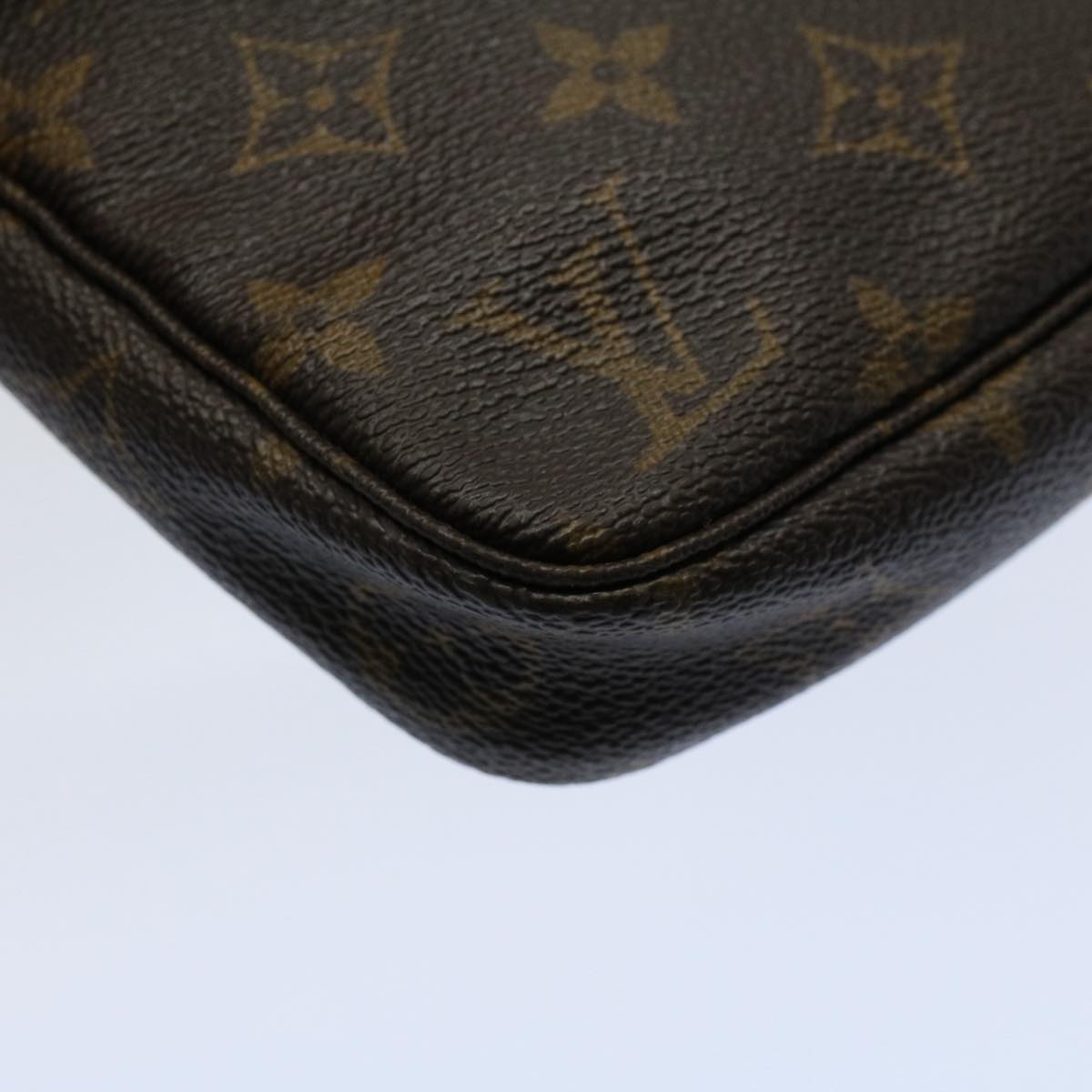 LOUIS VUITTON Monogram Pochette Accessoires Pouch M51980 LV 55523
