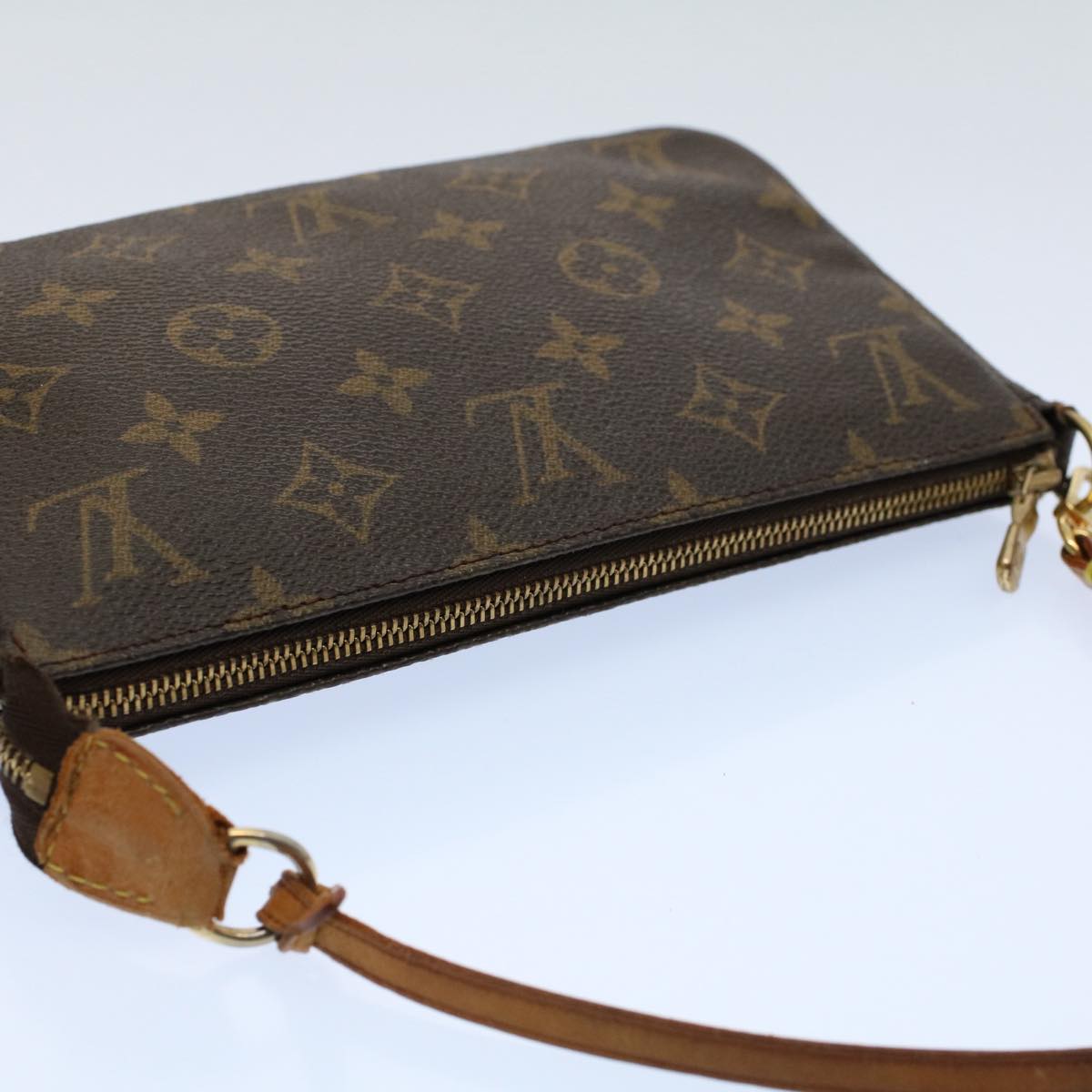 LOUIS VUITTON Monogram Pochette Accessoires Pouch M51980 LV 55523