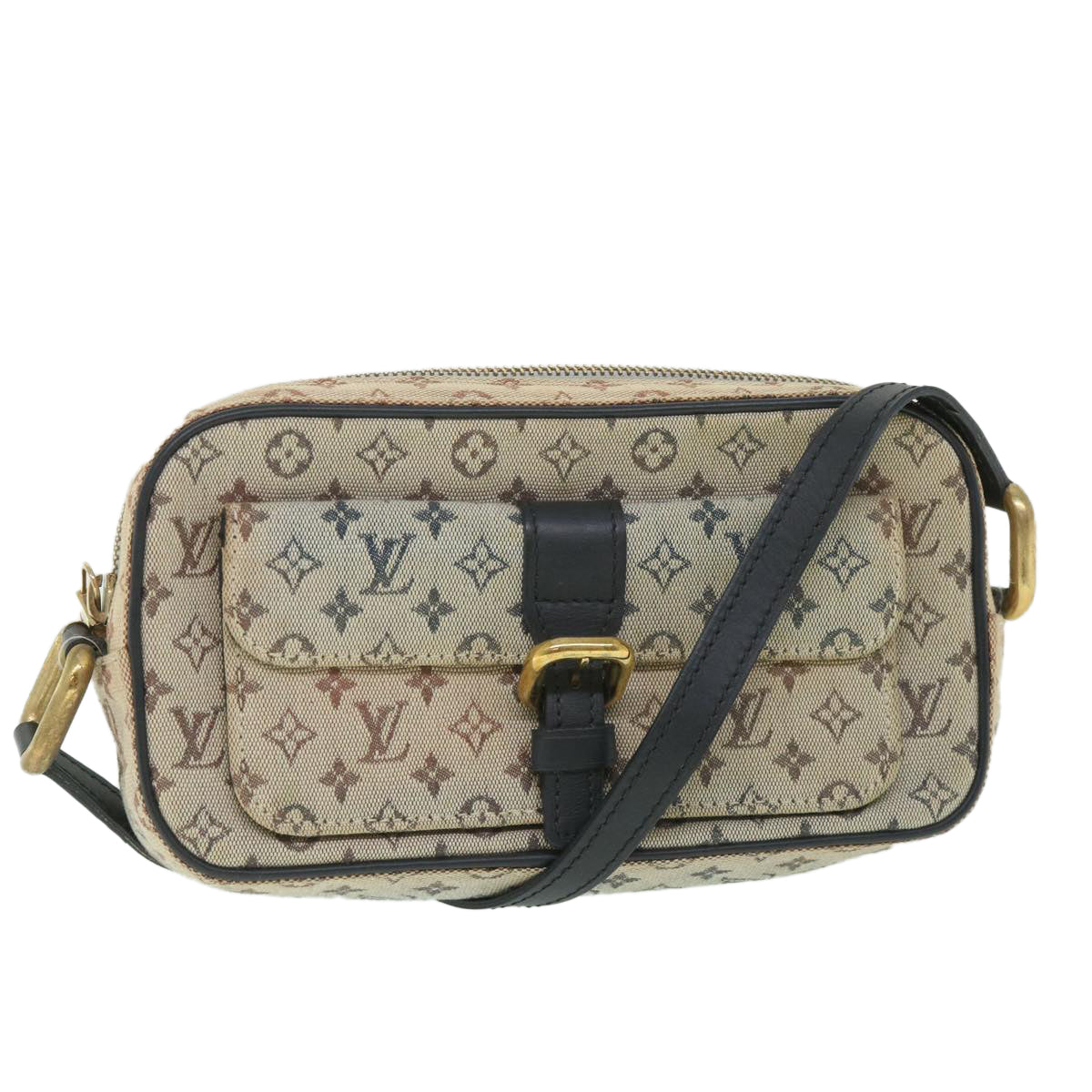 LOUIS VUITTON Monogram Mini Juliet MM Shoulder Bag Blue M92004 LV 55527