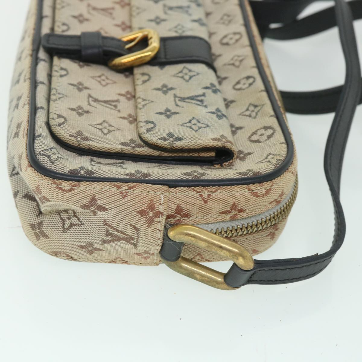 LOUIS VUITTON Monogram Mini Juliet MM Shoulder Bag Blue M92004 LV 55527