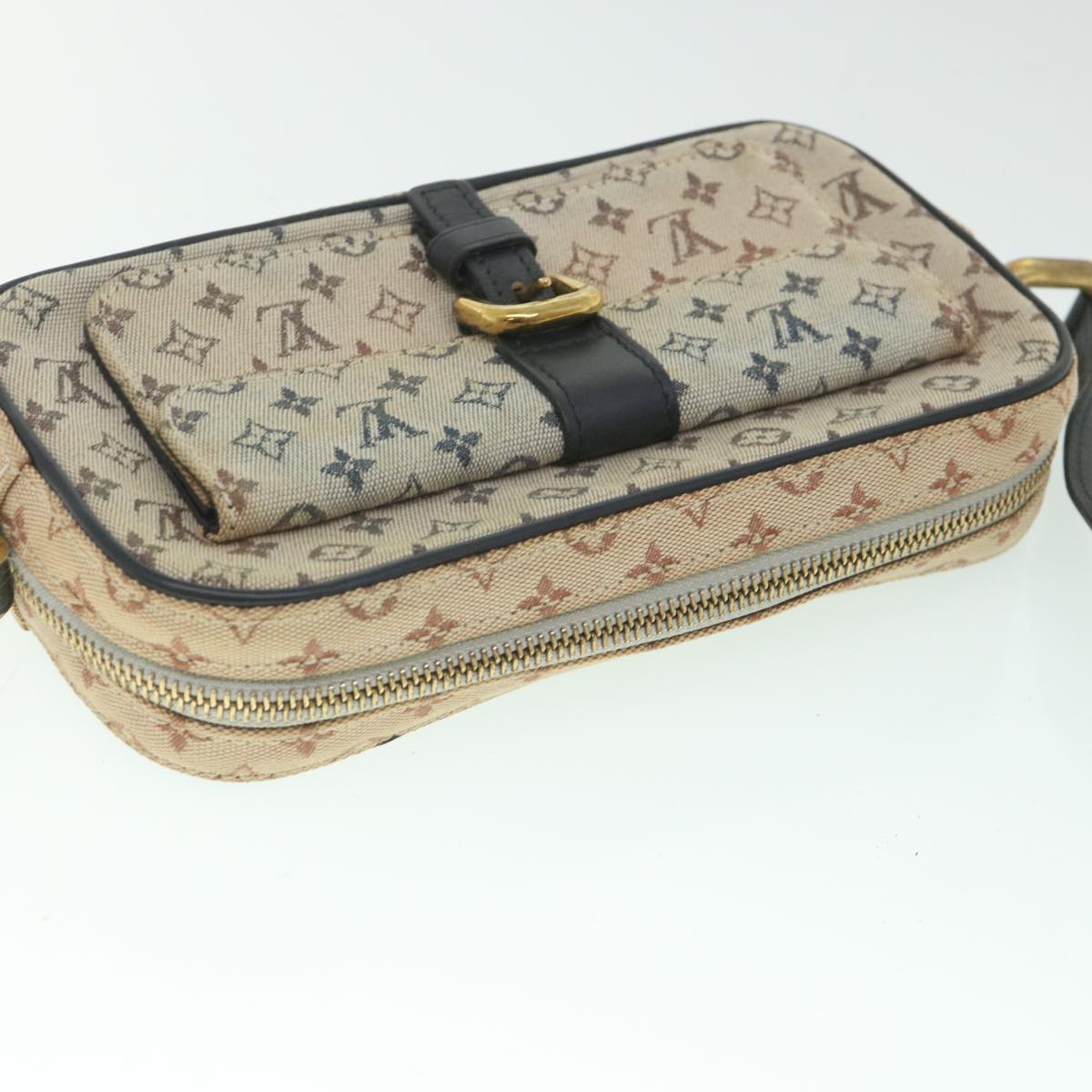 LOUIS VUITTON Monogram Mini Juliet MM Shoulder Bag Blue M92004 LV 55527