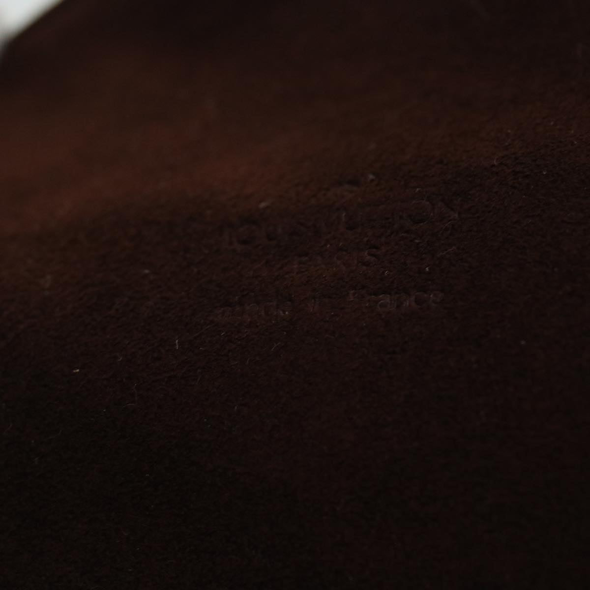 LOUIS VUITTON Monogram Satin Trousse Bijou Pliable Case Brown M92329 55531