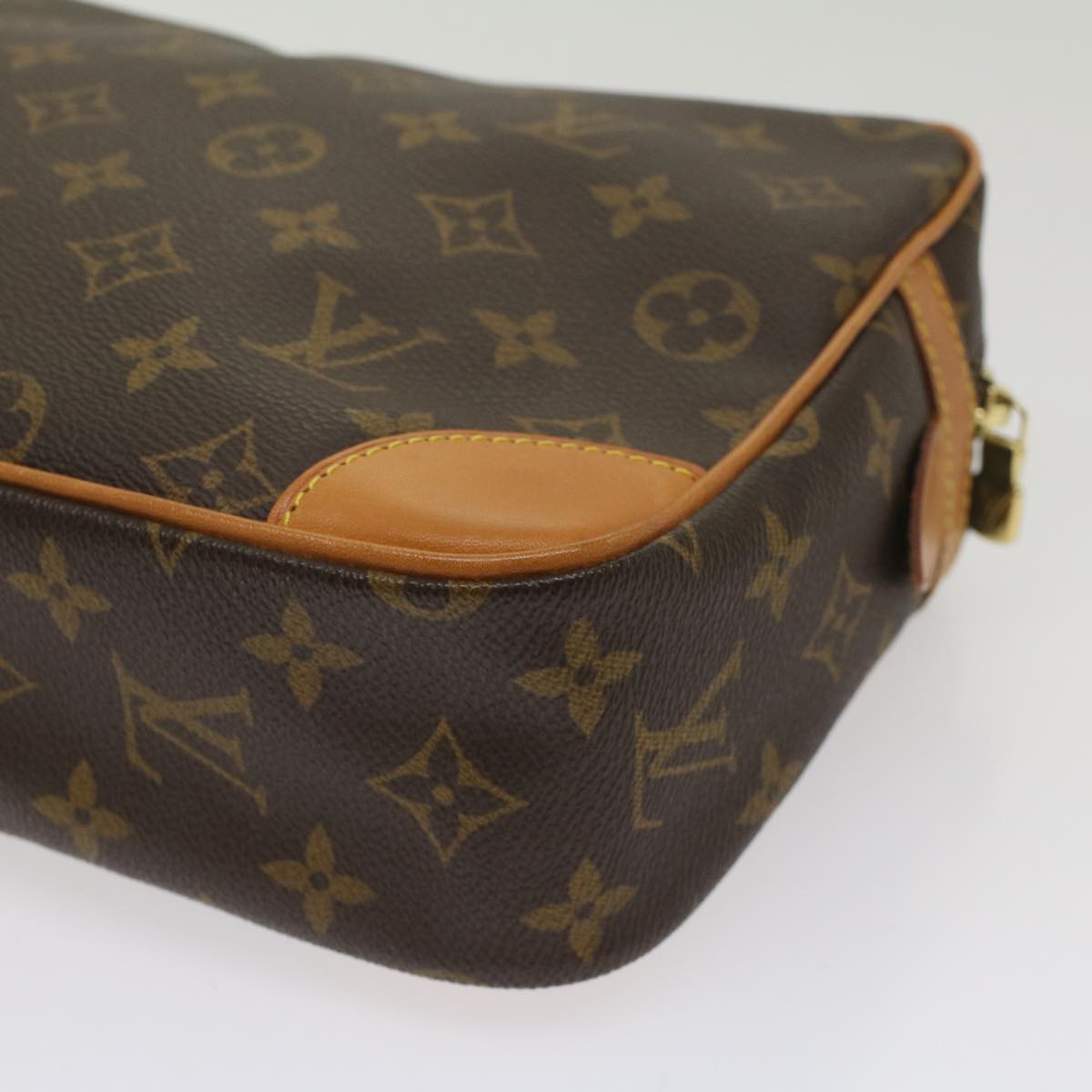 LOUIS VUITTON Monogram Compiegne 28 Clutch Bag M51845 LV 55535